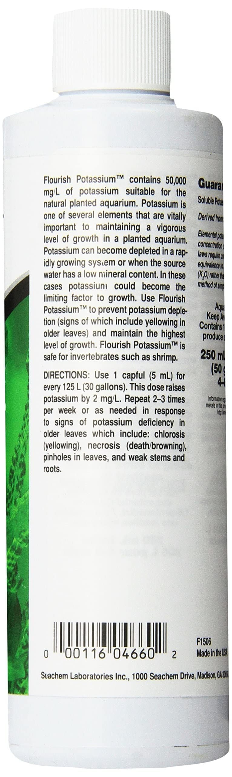 Seachem Flourish Potassium 250ml - Image 8