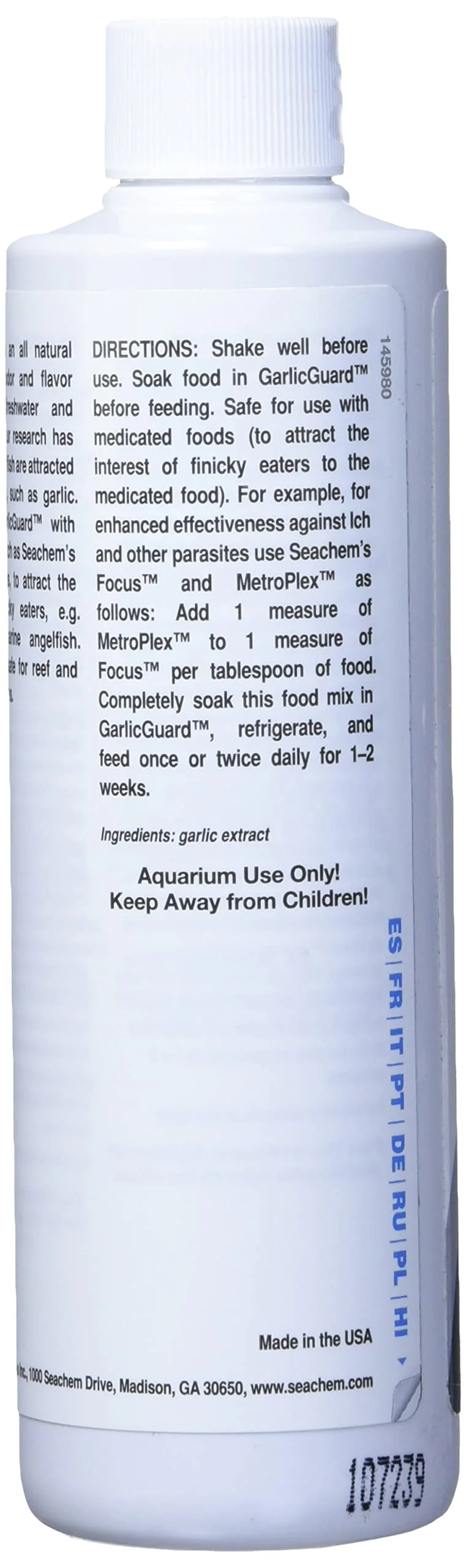 Seachem GarlicGuard 250 ml - Image 4