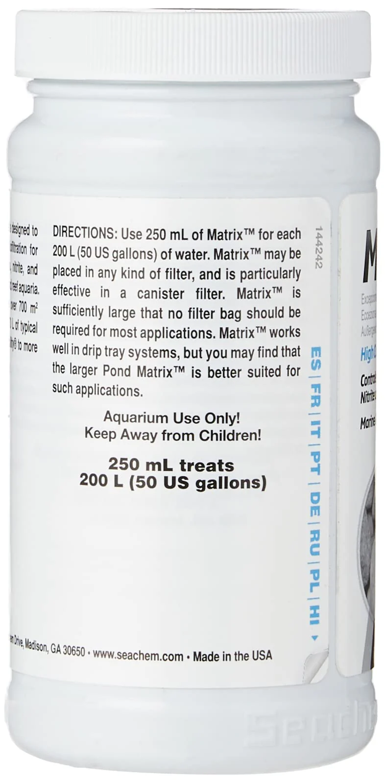 Seachem Matrix Bio Media 250ml - Image 3
