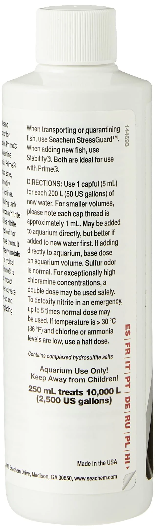Seachem Prime 250ml - Image 8