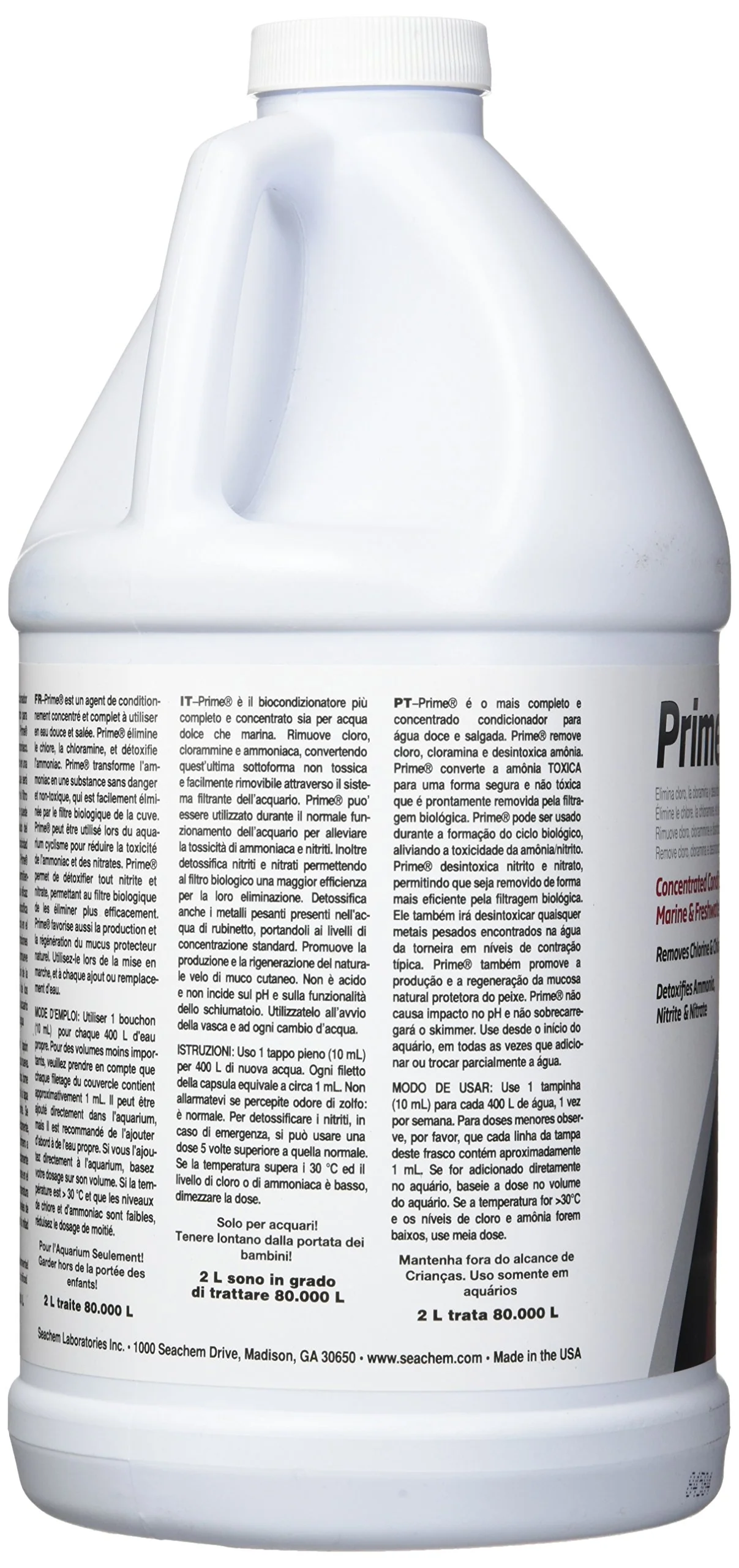 Seachem Prime Fresh and Saltwater Conditioner - Chemical Remover and Detoxifier 2 L - Image 6