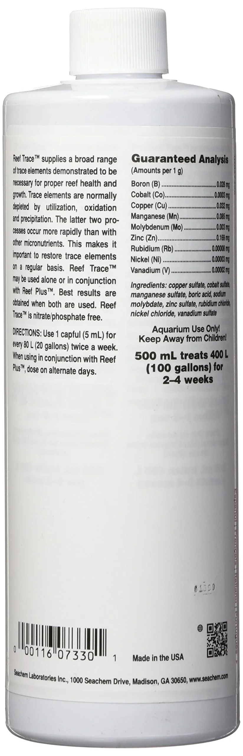 Seachem Reef Trace Elements 500ml - Image 6