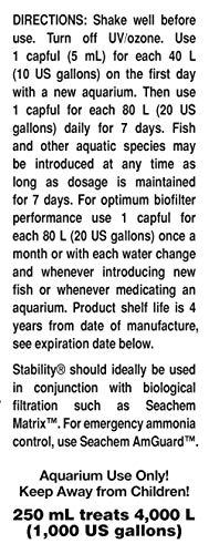 Seachem Stability - For Freshwater and Marine Aquariums 250ml - Image 6