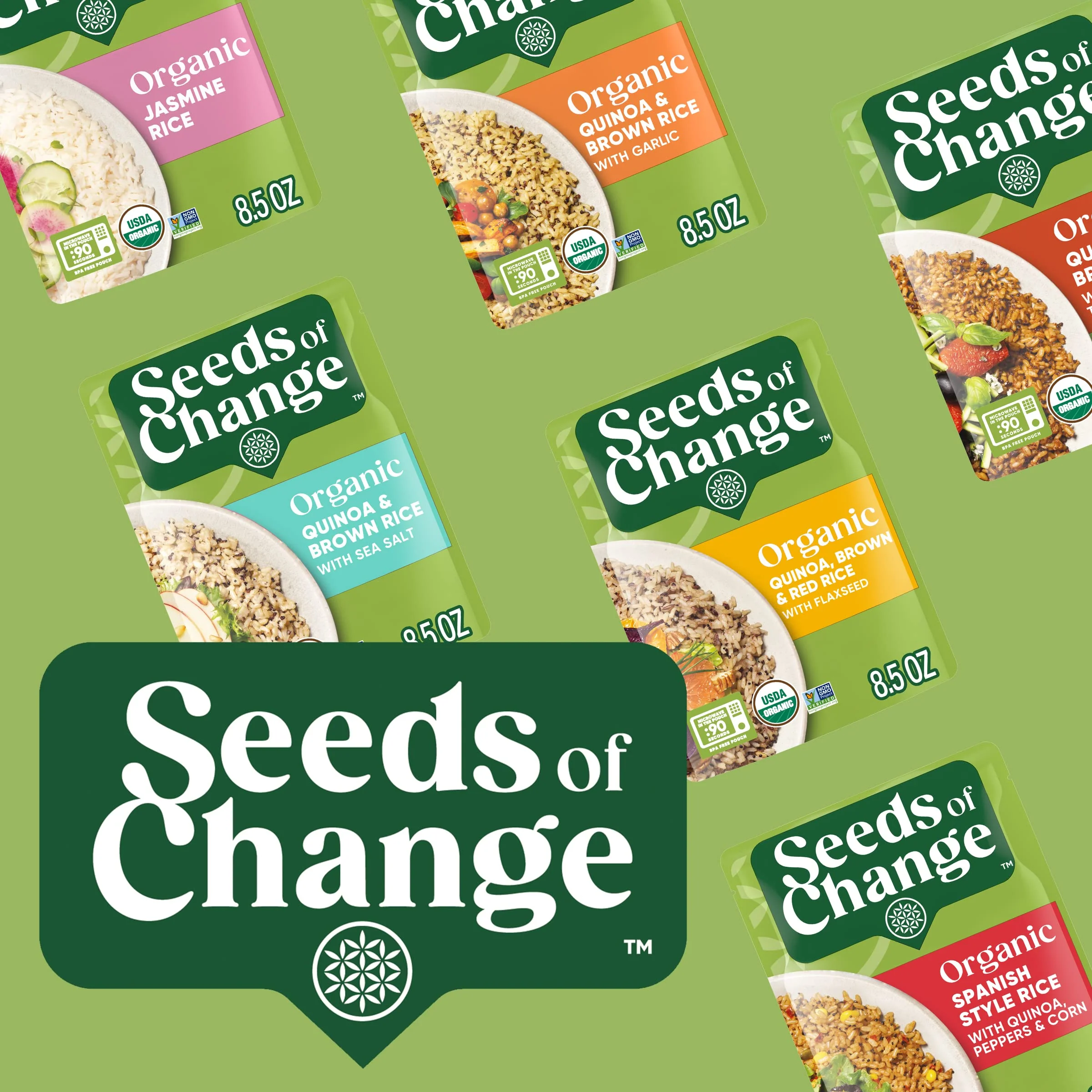 SEEDS OF CHANGE Organic Spanish Style Rice, 8.5oz - Image 2