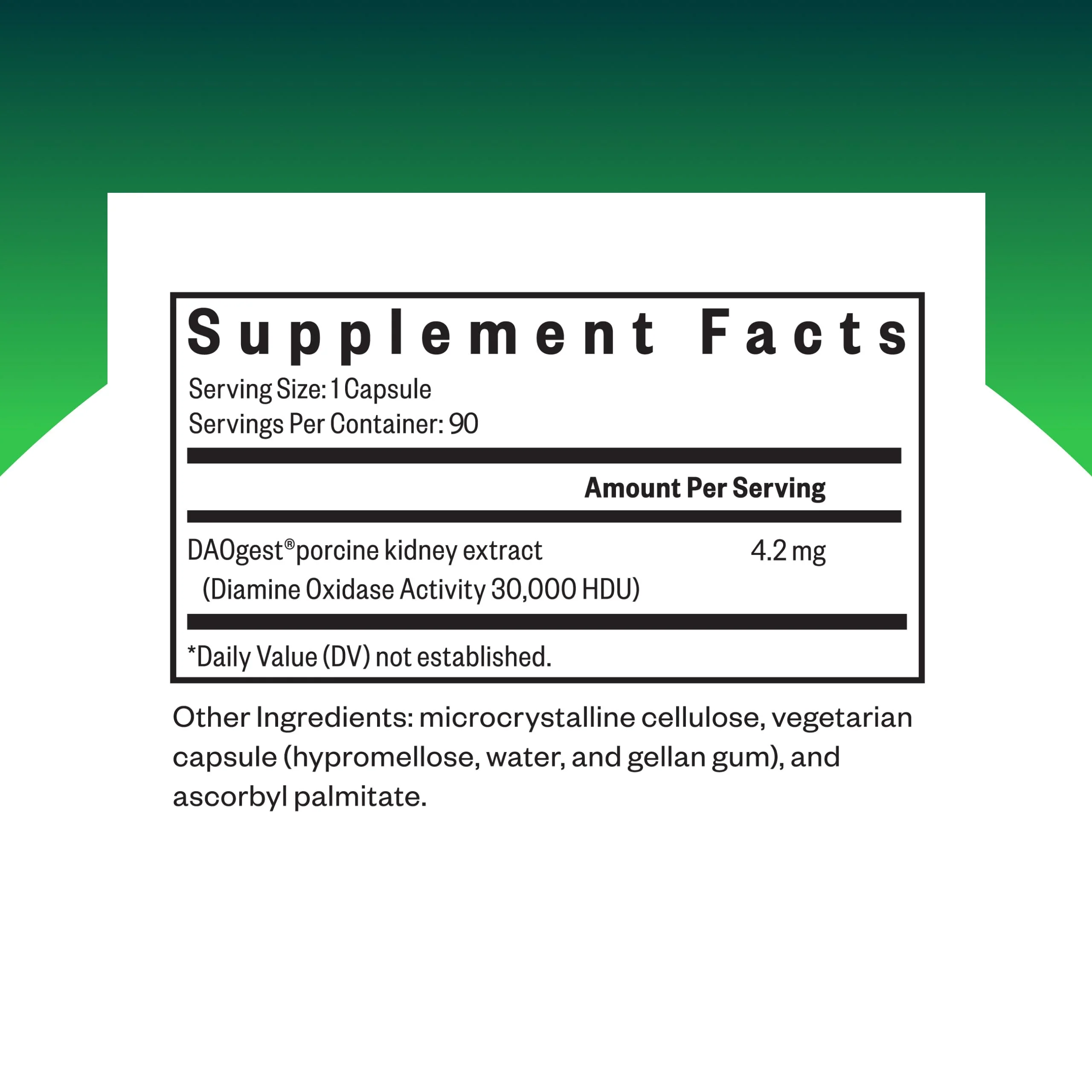 Seeking Health DAO Enzyme - Formerly Histamine Digest, DAO Enzyme Supplement for Histamine Food Intolerance, Supports Digestive Health, Upset Stomach (90 Capsules)* - Image 3