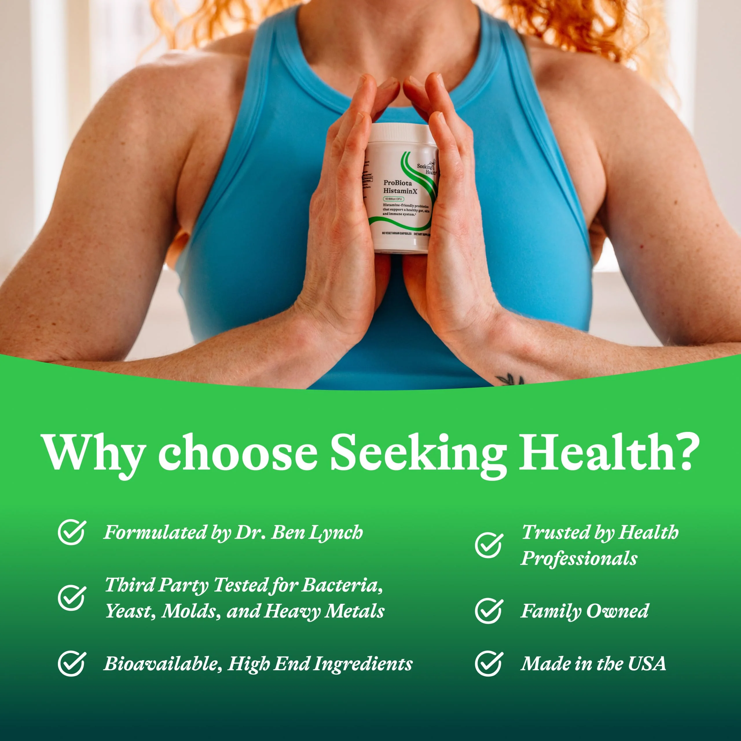 Seeking Health ProBiota HistaminX - Digestion Supplement for Gut Health Support - Support Histamine with Lactobacillus Plantarum & Lactobacillus Salivarius - Support Immune & Skin Health - 60 Capsules - Image 7