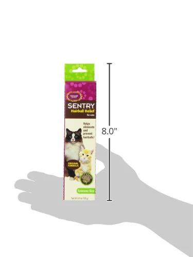 SENTRY PET CARE Sentry Hairball Relief for Cats,Malt Flavor,4.4 Ounces - Image 10