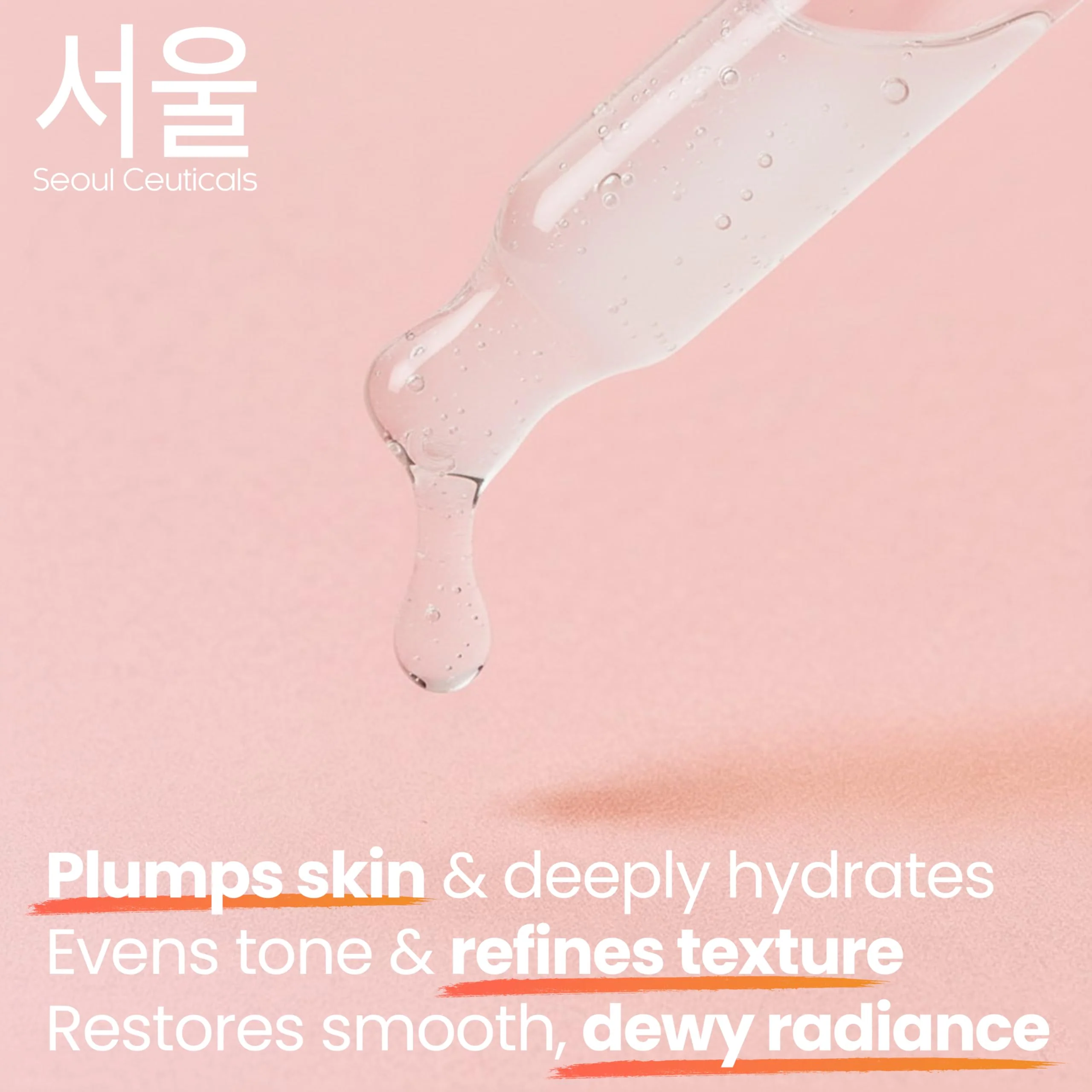 SeoulCeuticals Korean 5% Niacinamide + Snail Mucin 97.5% Essence Serum + Hyaluronic Acid, Cruelty Free Korean Skin Care, Natural & Organic Anti Aging Face Serum for Dull Skin, K Beauty 1oz - Image 5