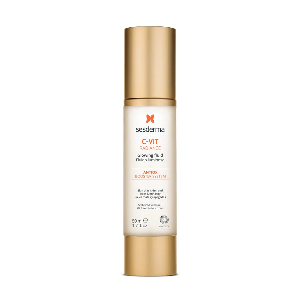 Sesderma C-VIT Radiance Glowing Fluid, Brighten Dull Skin & Combat Fatigue with Antioxidant Properties, 50ml - Image 2