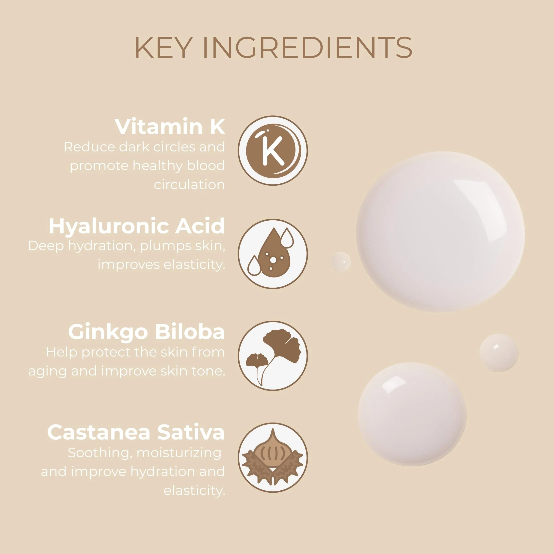 Sesderma K-VIT Facial Anti-Dark Circle Serum, Revitalizing Eye Serum for Dark Circles & Signs of Aging, Gentle Formula with Vitamin K, 1.0 fl oz - Image 3