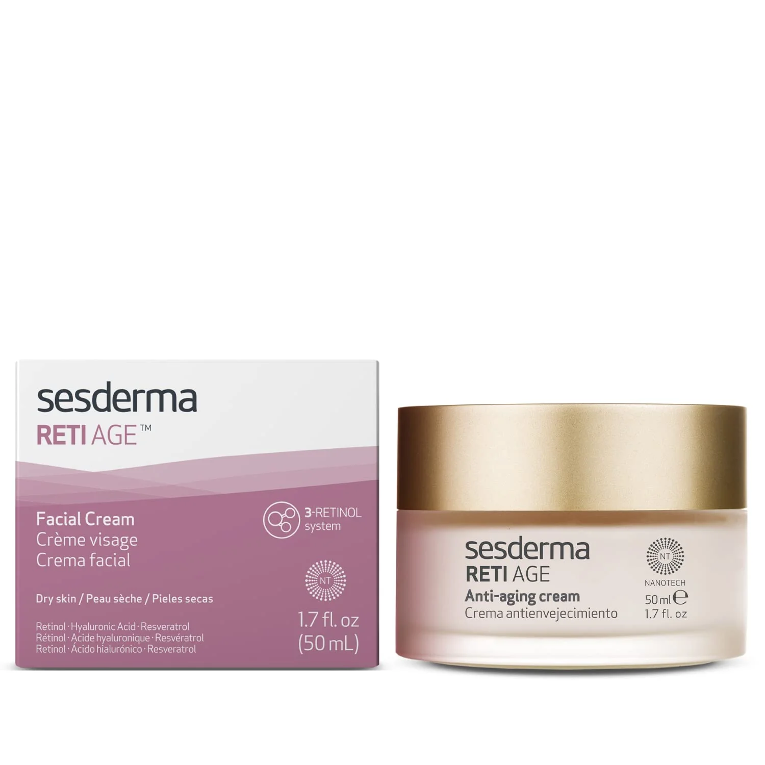 Sesderma RETI AGE Anti-Aging Cream, 1.7 fl oz - Image 6