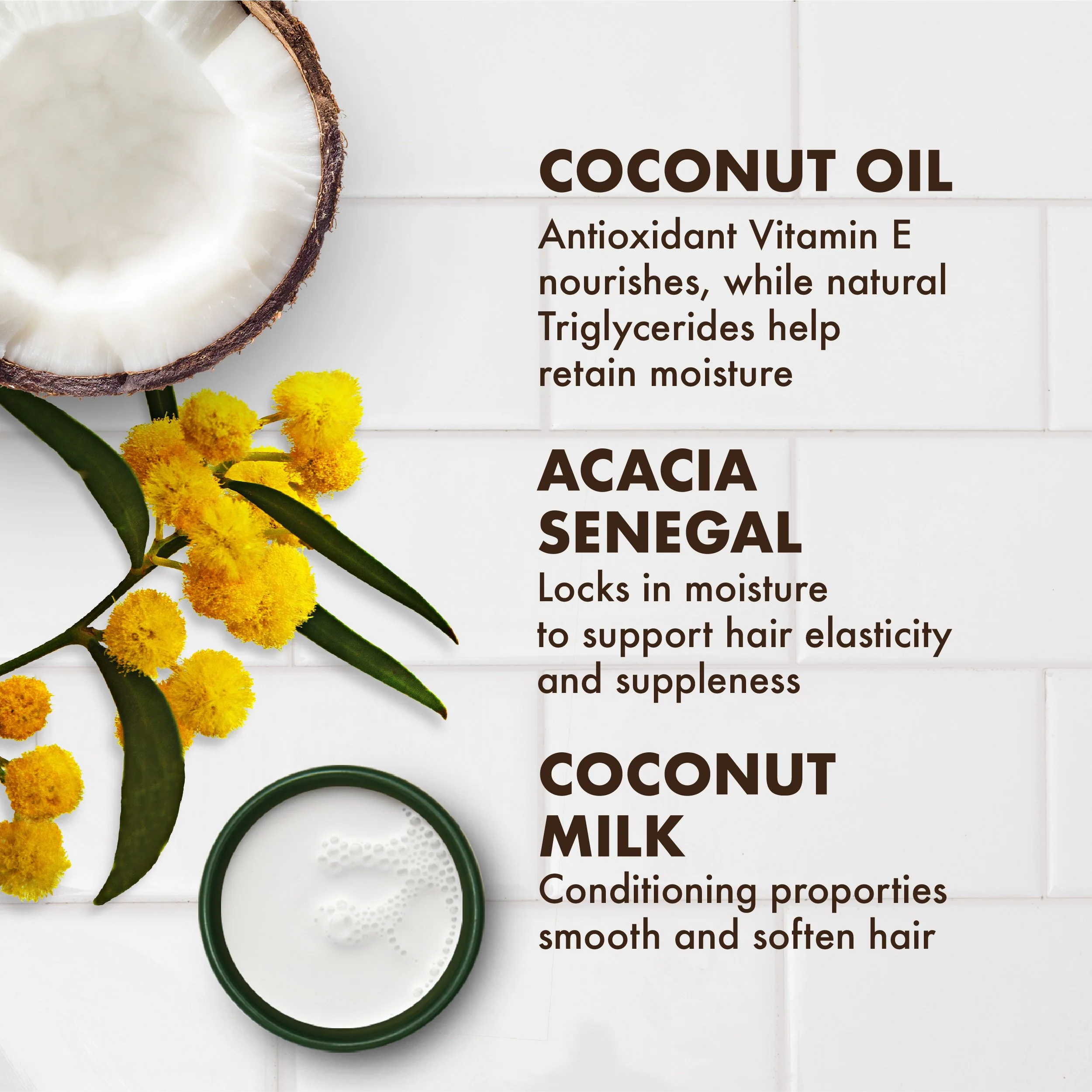 Shea Moisture 100% Virgin Coconut Oil Leave-in Treatment, Shine Curly and Tame Frizz for Tangle-Free Hair, All Natural certified Organic, 8 Ounce - Image 7