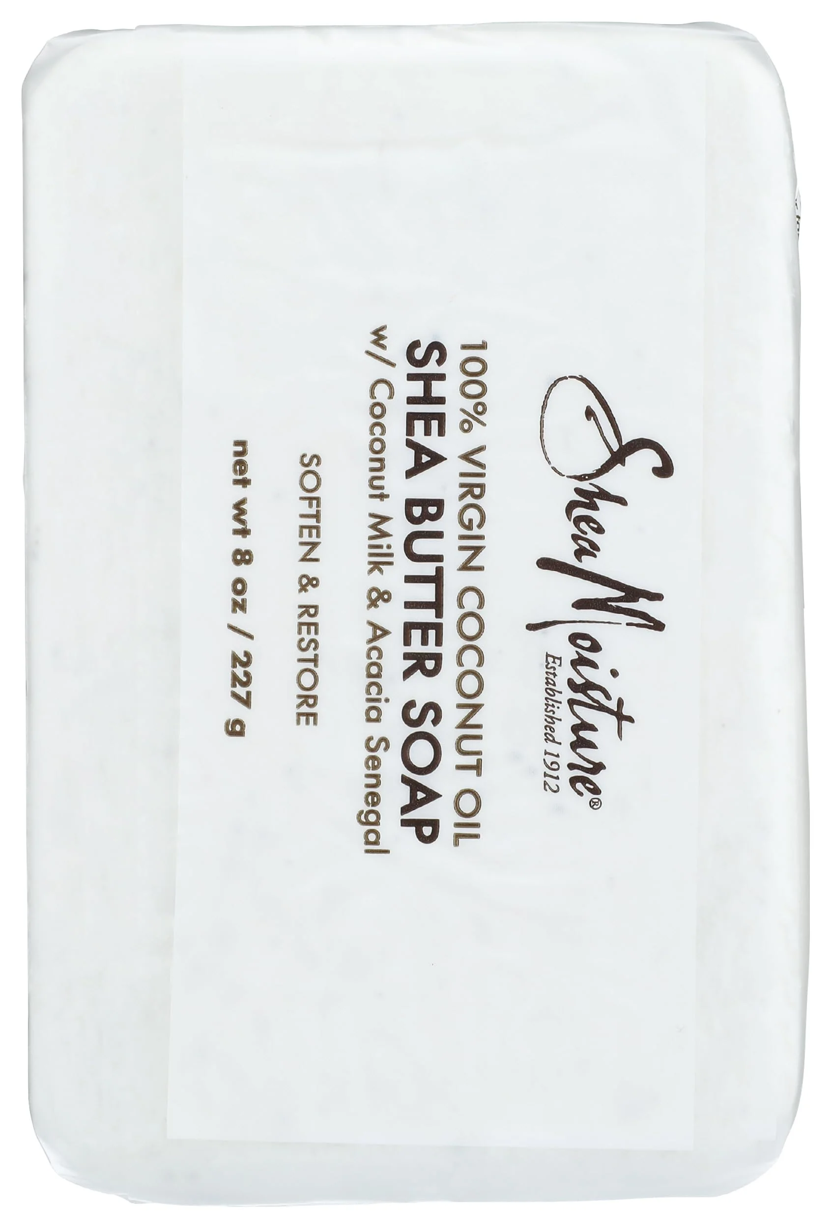 SHEA MOISTURE 100% Virgin Oil Butter Soap, Coconut, 8 Oz (U-BB-2690) - Image 2