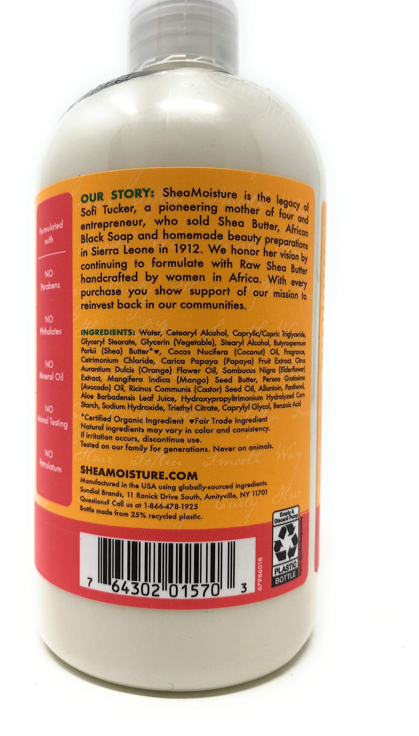 Shea Moisture, All Day Frizz Control Conditioner Papaya & Neroli, 13 Ounce - Image 3