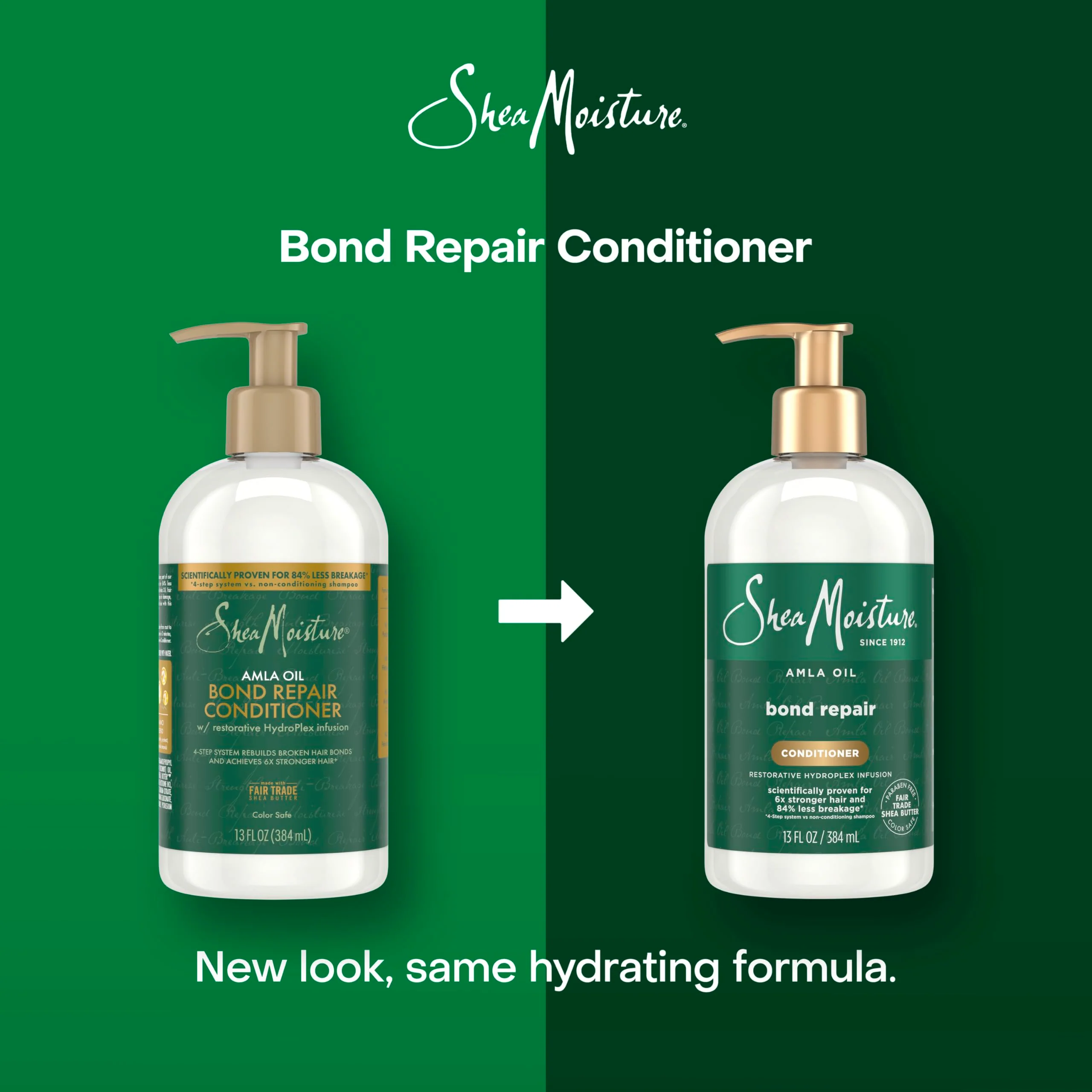 Shea Moisture Bond Repair Conditioner Amla Oil Strengthens And Repairs Hair Bonds With Hydroplex Technology And Amla Oil For Less Breakage With Restorative HydroPlex Infusion 13 FlOz - Image 3