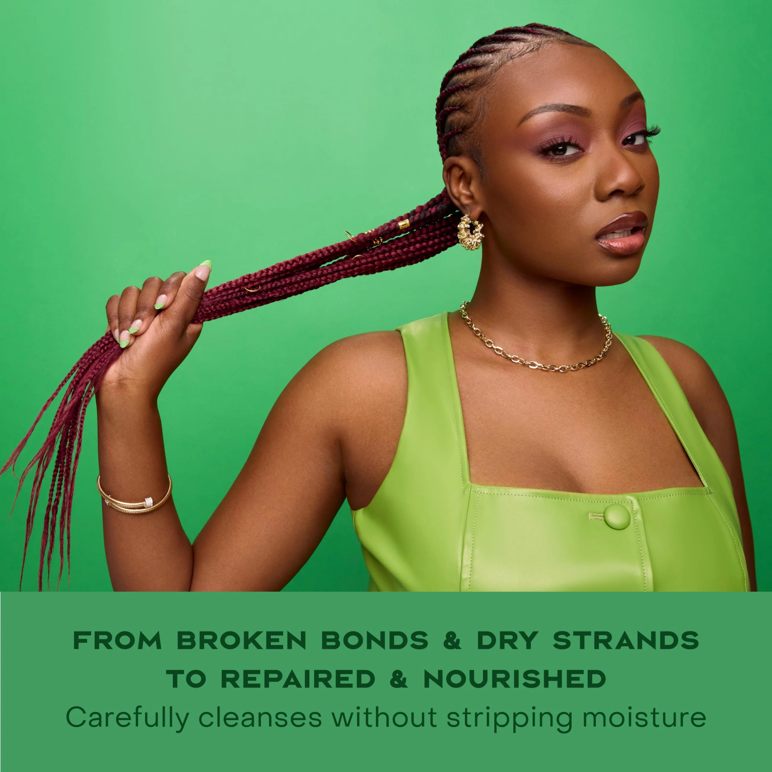 Shea Moisture Bond Repair Shampoo Amla Oil Deeply Cleanses And Removes Build Up To Repair Hair Bonds With Hydroplex Technology And Amla Oil With Restorative HydroPlex Infusion 13 Fl Oz - Image 6