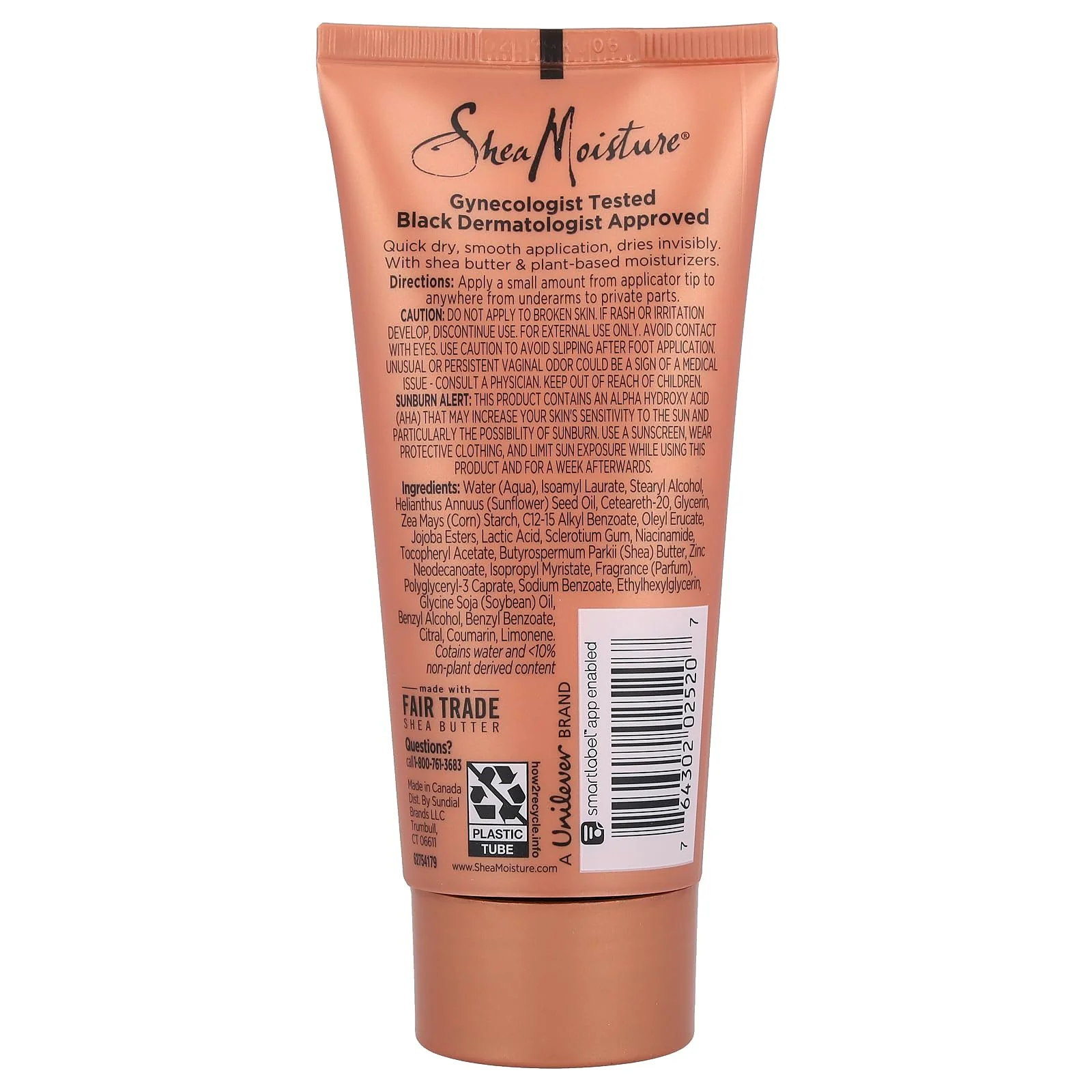 SHEA MOISTURE Coconut & Hibiscus Cream Deodorant, 2.5 FZ - Image 2