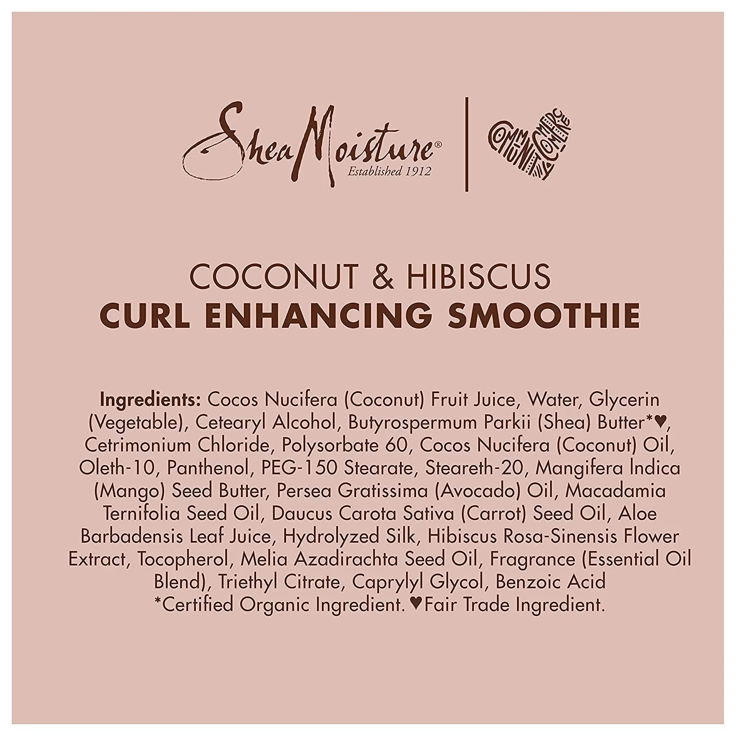 Shea Moisture Coconut & Hibiscus Curl Enhancing Smoothie 12 oz - Image 6