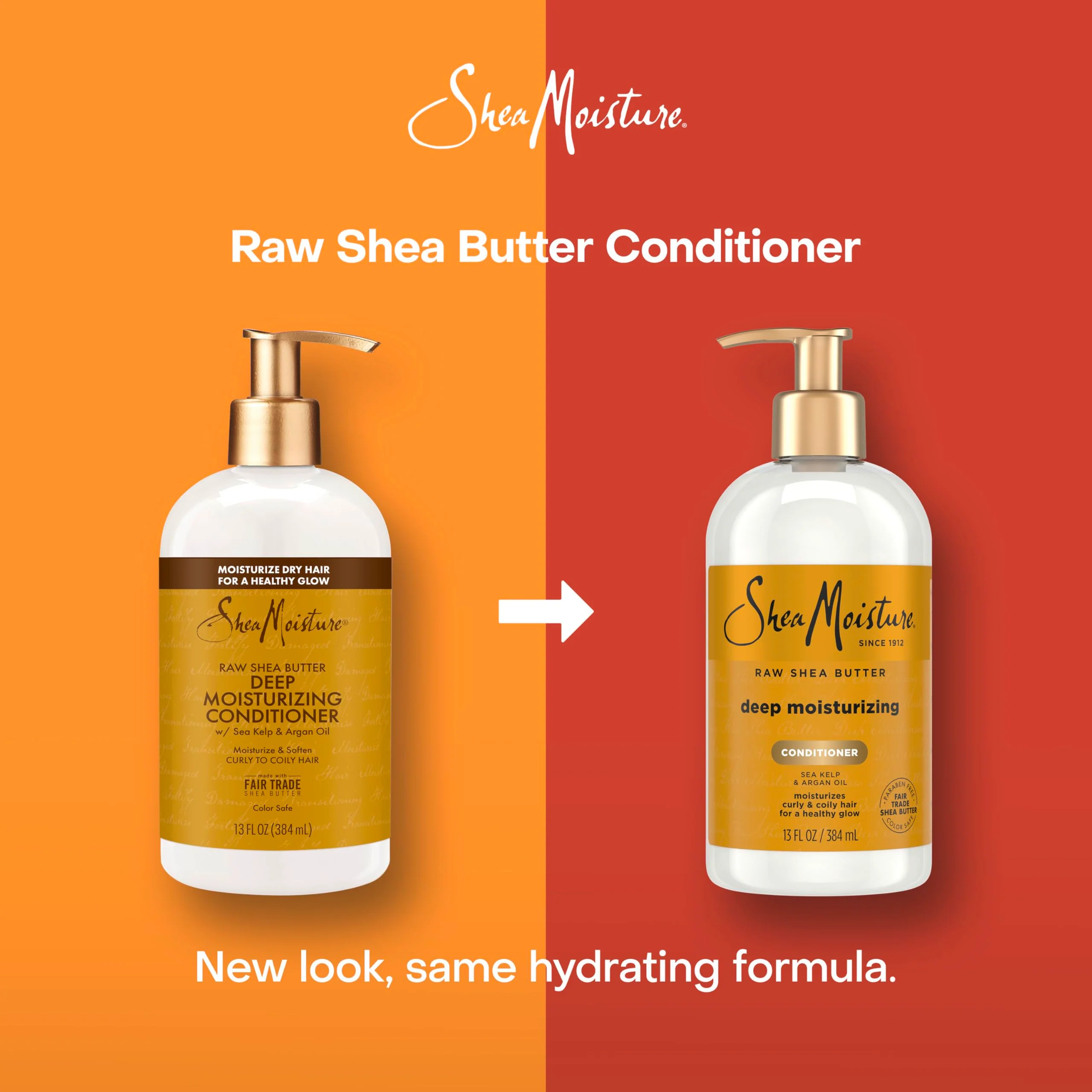 Shea Moisture Conditioner For Curly Hair Raw Shea Butter Restorative Deep Moisturizing Conditioner 13 Oz - Image 3