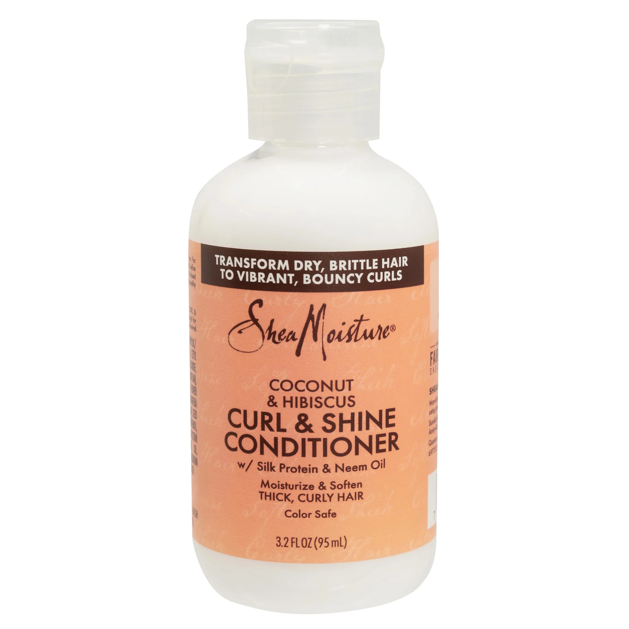 Shea Moisture Curl & Shine Conditioner, Coconut & Hibiscus, 3.2 Ounce - Image 2