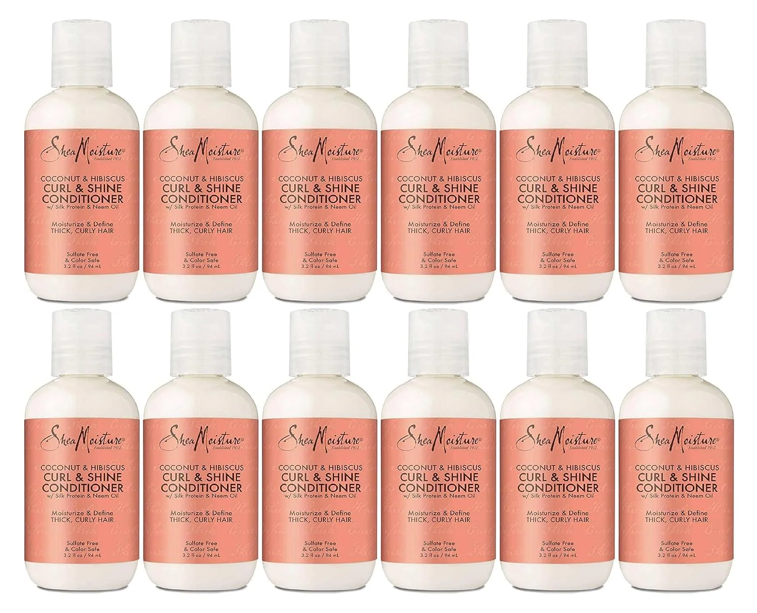 Shea Moisture Curl & Shine Conditioner, Coconut & Hibiscus, 3.2 Ounce - Image 4