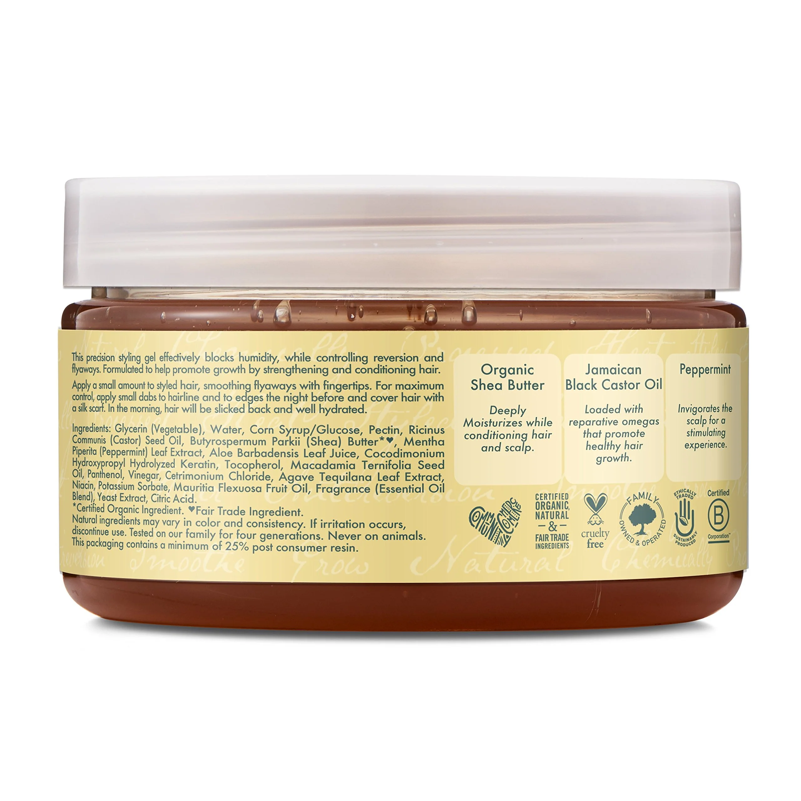 Shea Moisture Jamaican Black Castor Oil Strengthen, Grow & Restore Edge Treatment, 4 Ounce - Image 3