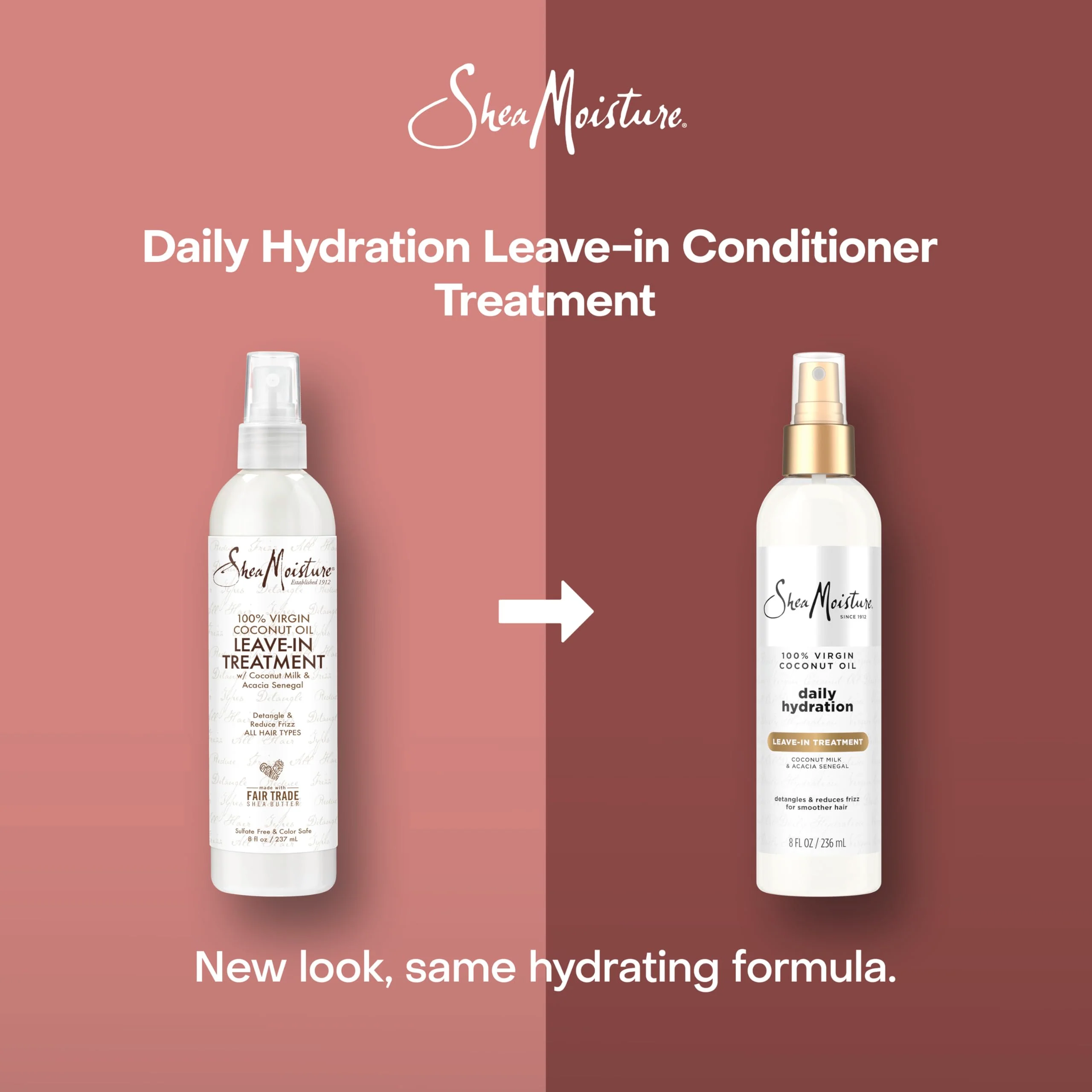 SheaMoisture 100% Virgin Coconut Oil Leave-in Treatment, 8 Ounce - Image 3