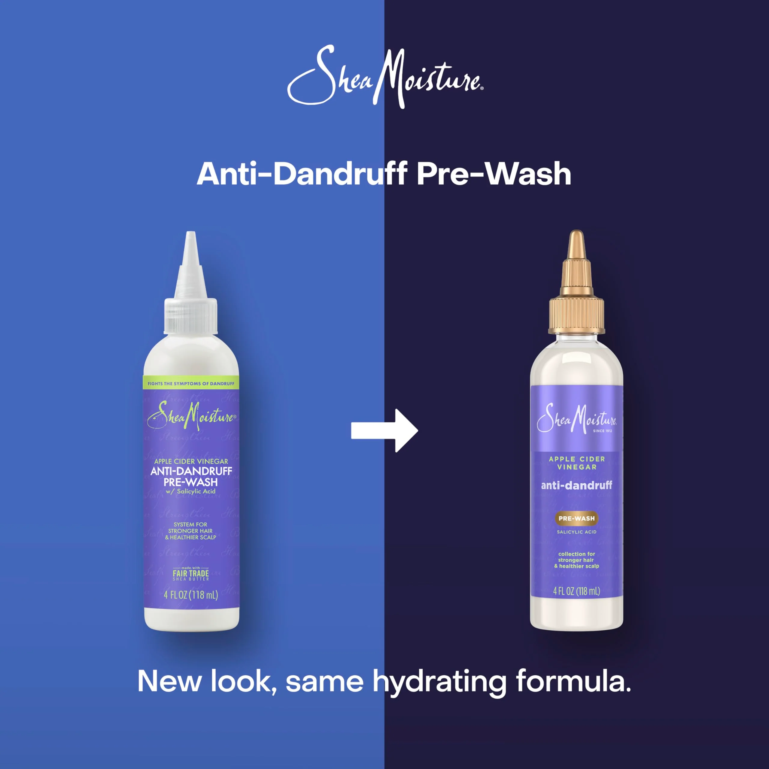 SheaMoisture Anti-Dandruff Pre-Wash Apple Cider Vinegar & Salicylic Acid To Gently Exfoliate & Remove Flakes System for a Healthier Scalp 4 oz - Image 3