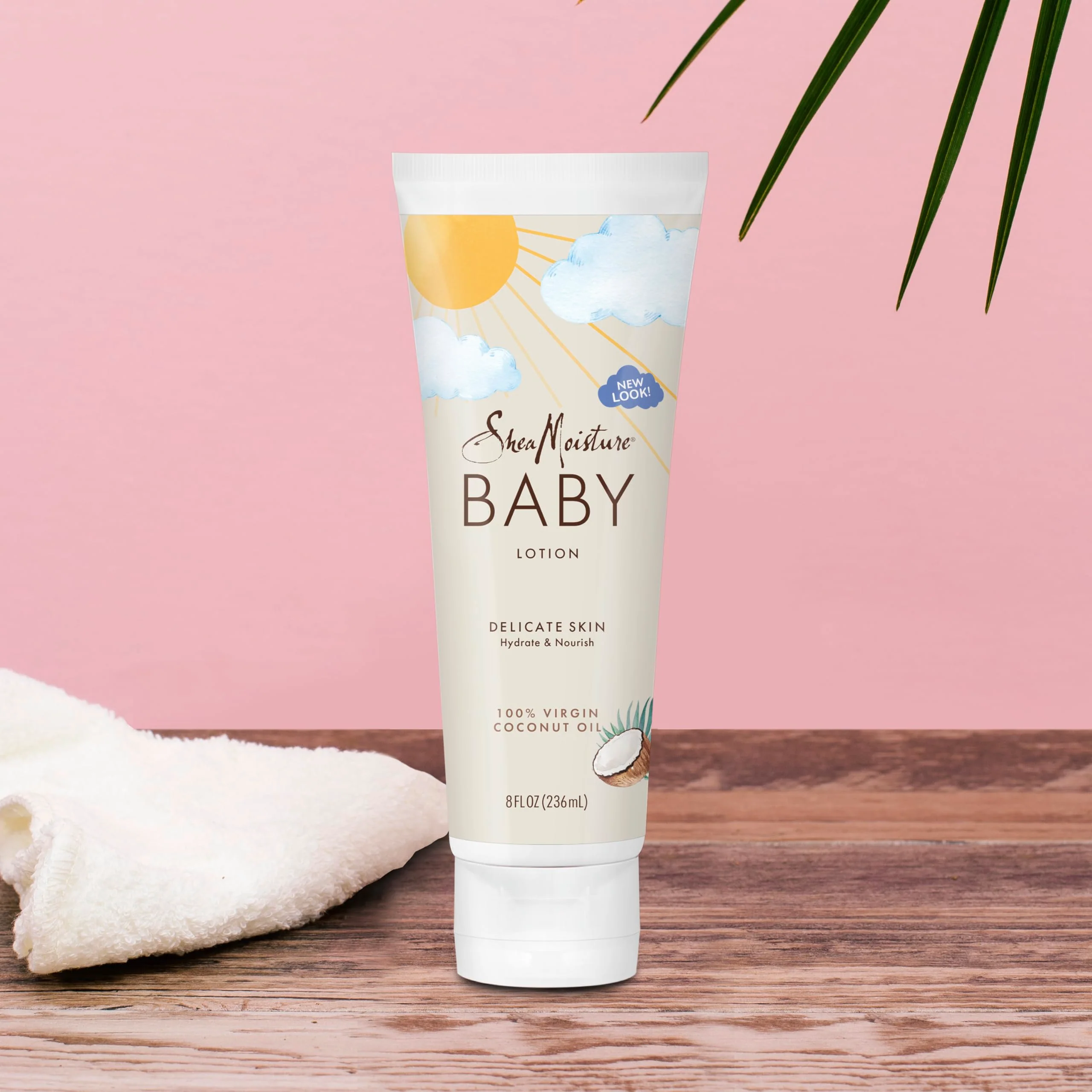 SheaMoisture Baby Lotion 100% Virgin Coconut Oil for Baby Skin Baby Lotion Clear Skin Moisturizer 8 oz - Image 4