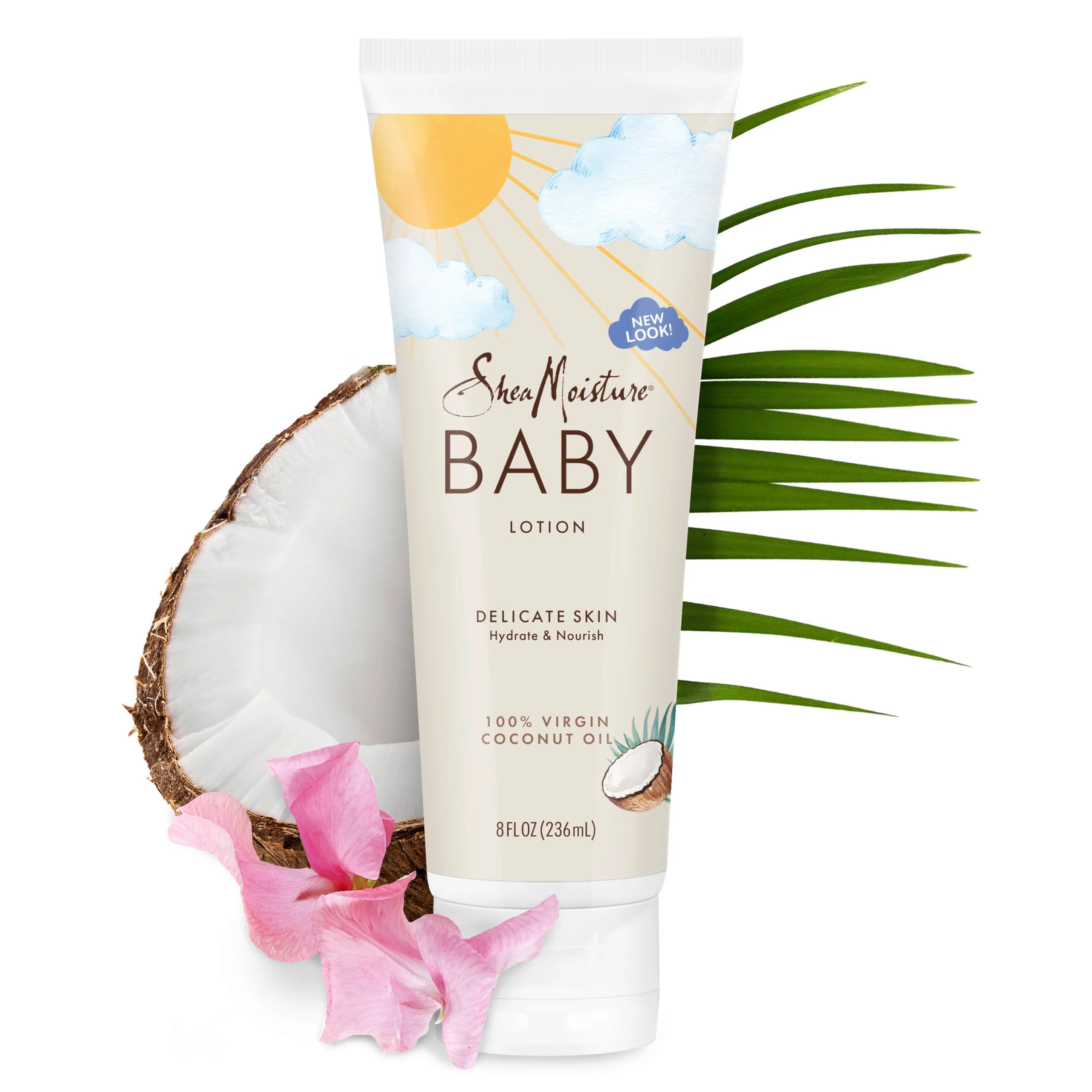 SheaMoisture Baby Lotion 100% Virgin Coconut Oil for Baby Skin Baby Lotion Clear Skin Moisturizer 8 oz - Image 5