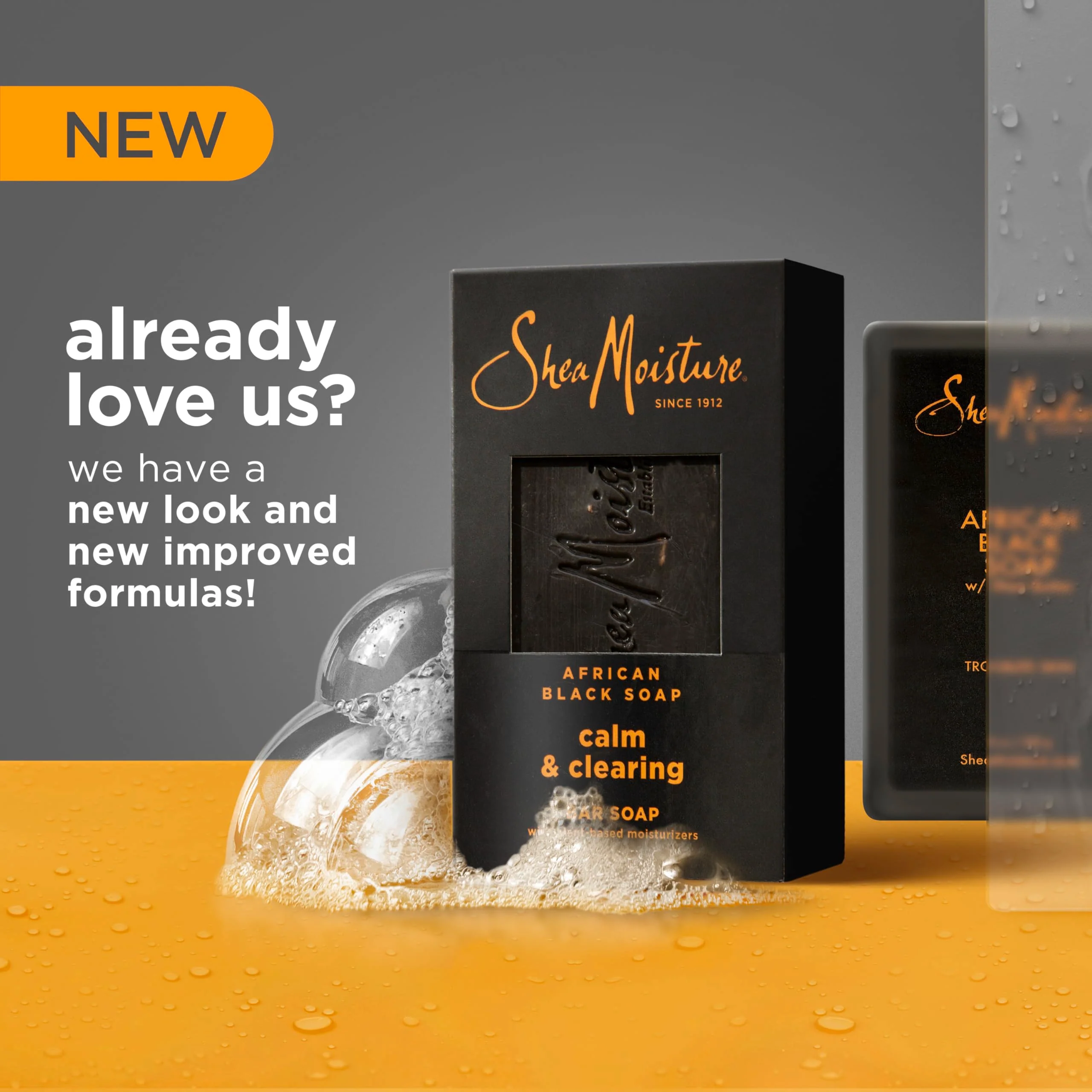SheaMoisture Bar soap African Black Soap 4 count Soothe and Clarify Skin Soothing and Clarifying bar soap with 24h shea moisture nutrients for Healthy, Glowing Skin 8 oz - Image 2