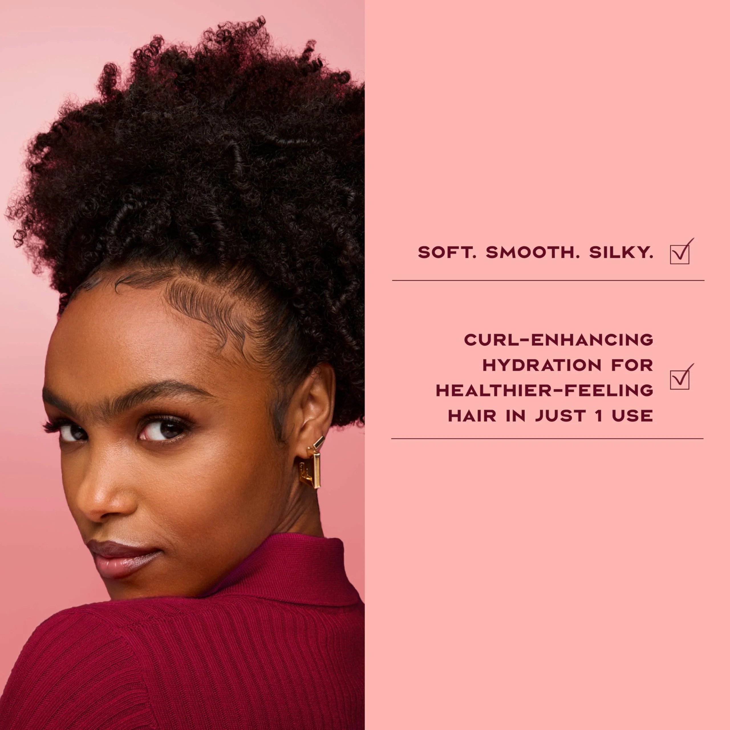 SheaMoisture Curl Enhancing Smoothie Hair Cream Coconut and Hibiscus for Thick, Curly Hair Sulfate Free and Paraben Free Curl Cream 20 oz - Image 6