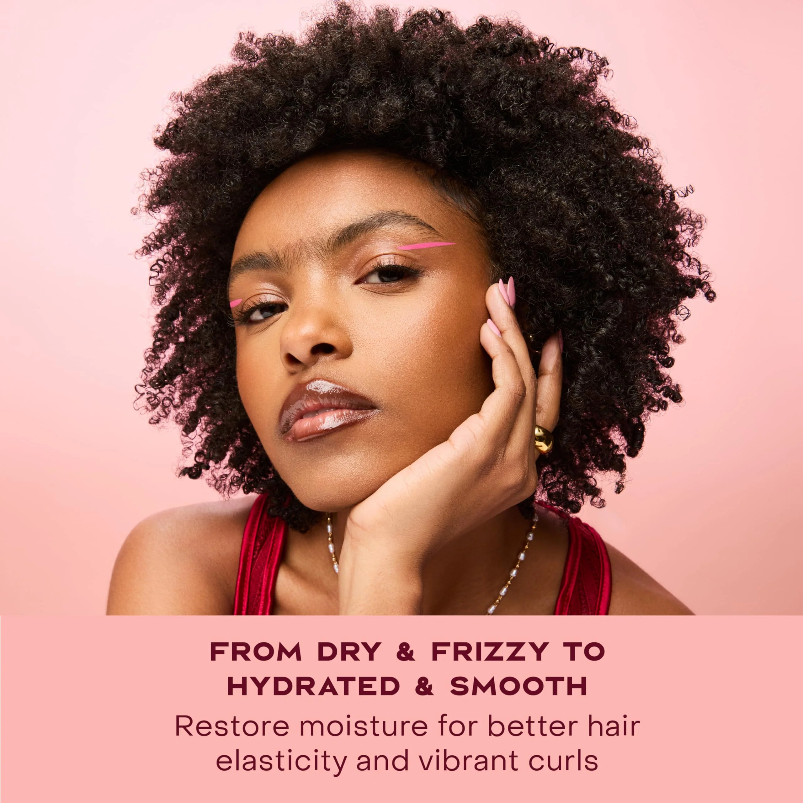 SheaMoisture Curl & Shine Conditioner Coconut & Hibiscus, for Thick, Curly Hair to Moisturize & Soften, 13 oz - Image 6