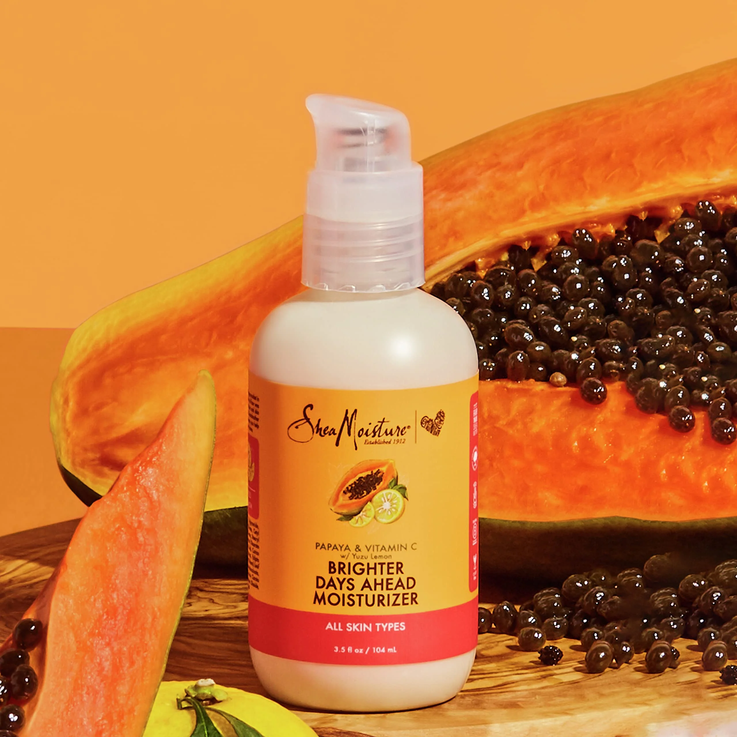 SheaMoisture Face Moisturizer For Dull, Uneven Skin Papaya and Vitamin C Skin Care 3.2 oz - Image 9
