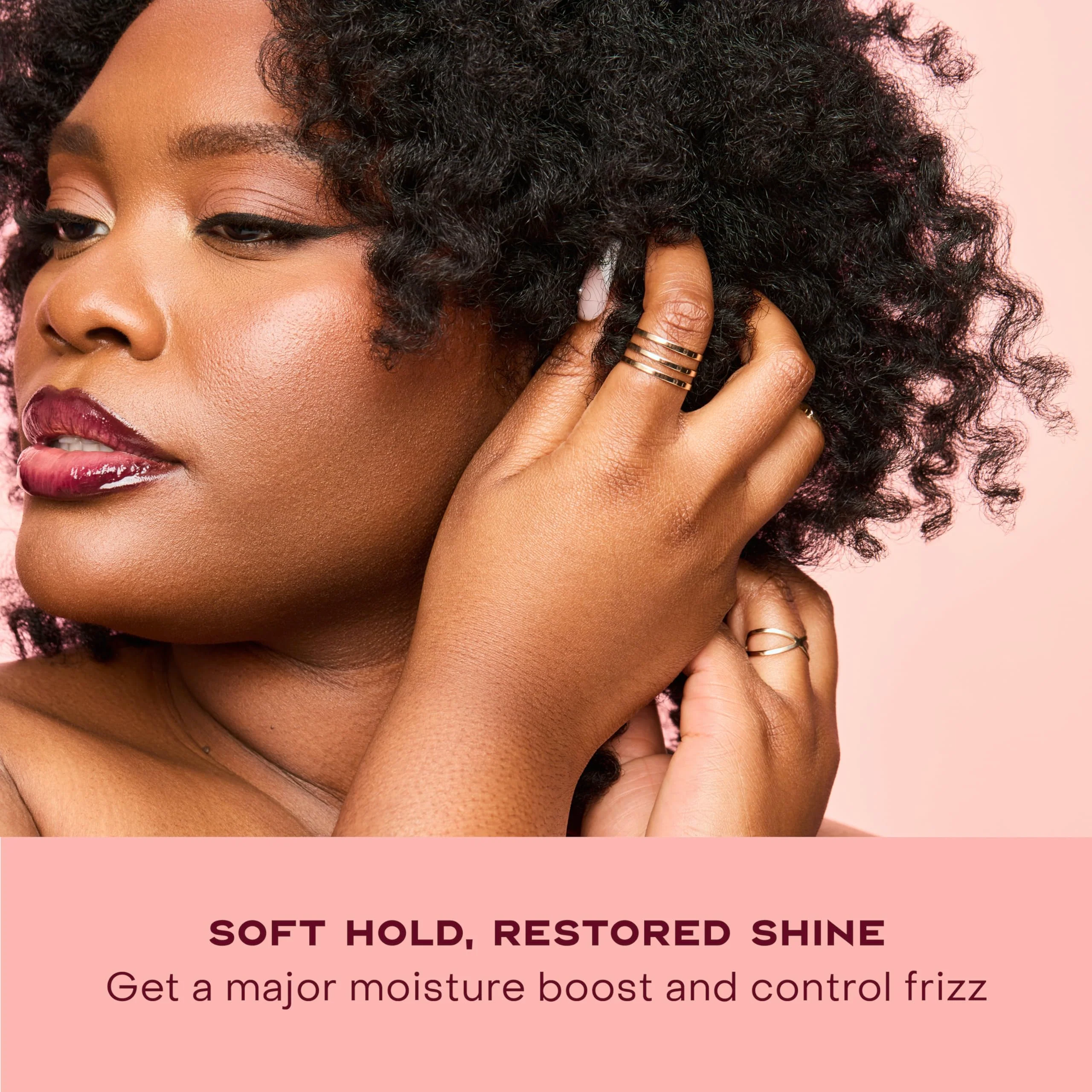 SheaMoisture Hold and Shine Moisture Mist Coconut and Hibiscus for Thick, Curly Hair for Frizz Control 8 fl oz - Image 5