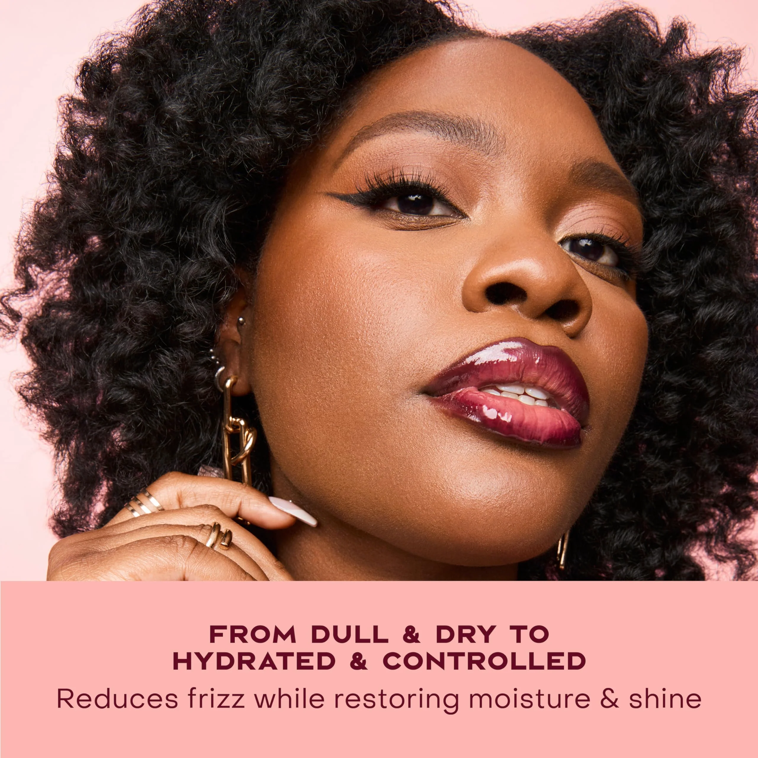 SheaMoisture Hold and Shine Moisture Mist Coconut and Hibiscus for Thick, Curly Hair for Frizz Control 8 fl oz - Image 7