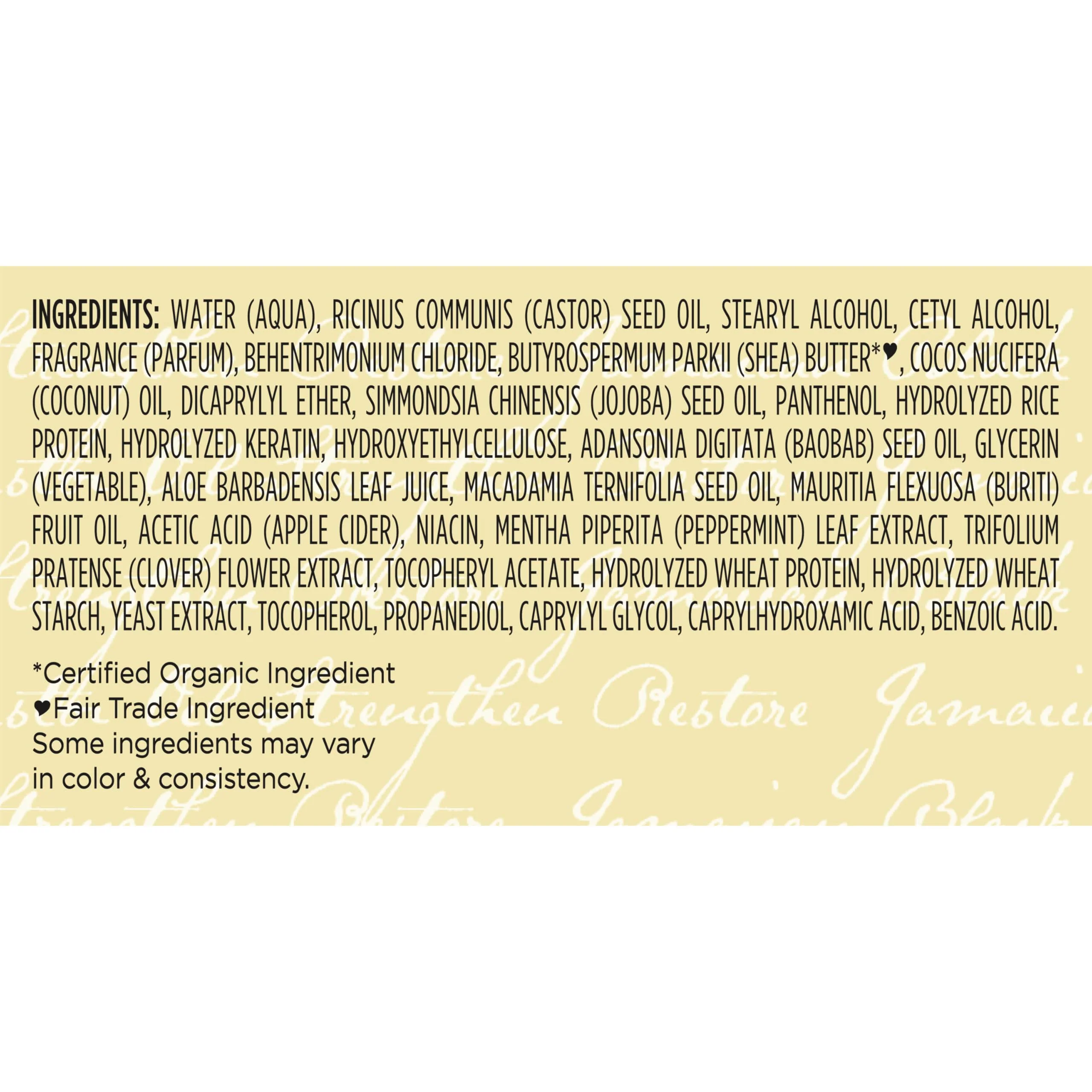 SheaMoisture Jamaican Black Castor Oil Leave In Conditioner 100% Pure Jamaican Black Castor Oil For Damaged Hair to Soften and Detangle Hair 11.5 oz - Image 8