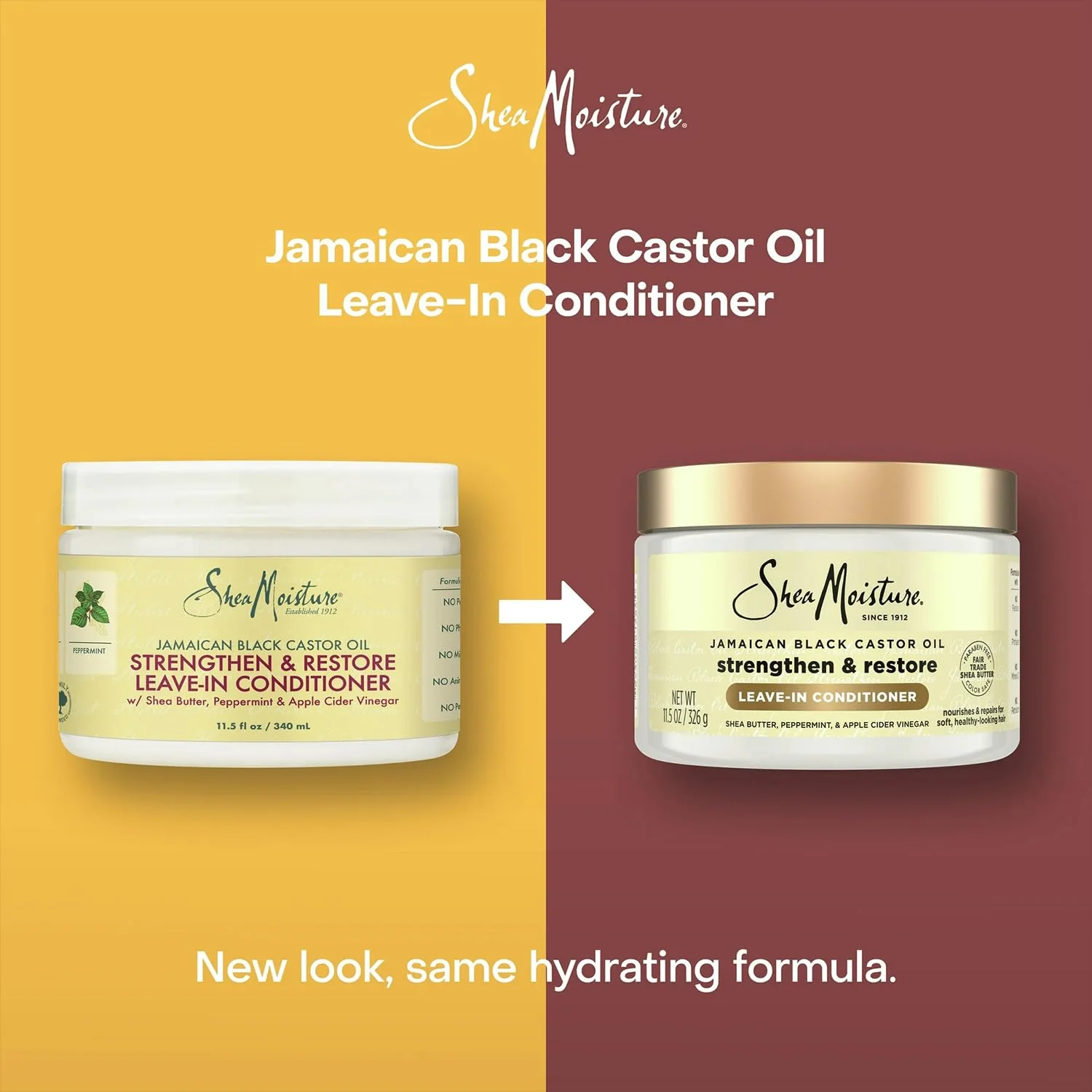 SheaMoisture Leave-In Conditioner 3-Pack – Jamaican Black Castor Oil Strengthen & Restore Formula for Hair Repair, Frizz Control, 11.5 Oz Ea - Image 7