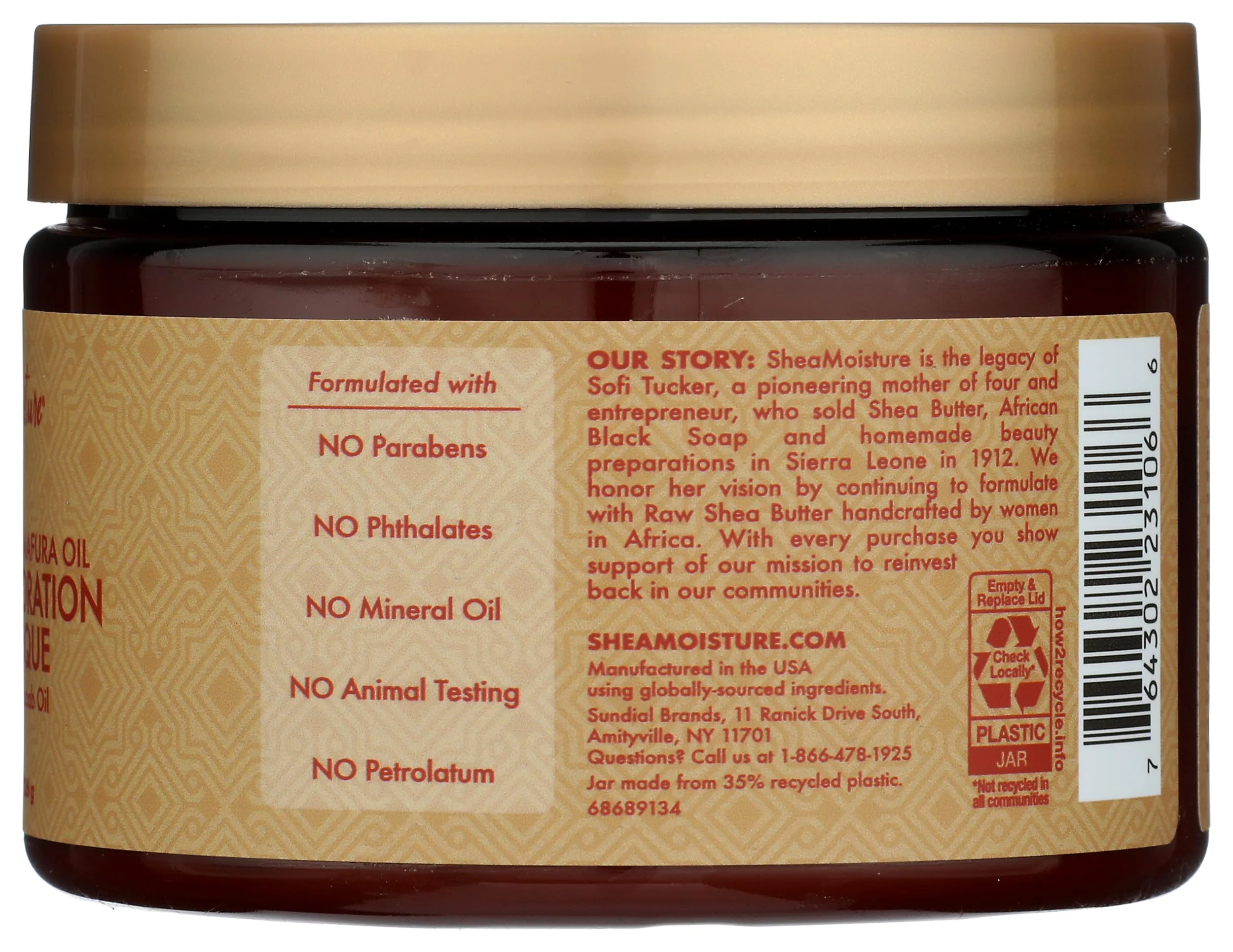 Sheamoisture Manuka Honey &Mafura Oil Intensive Hydration Treatment Masque, 12 Oz - Image 5