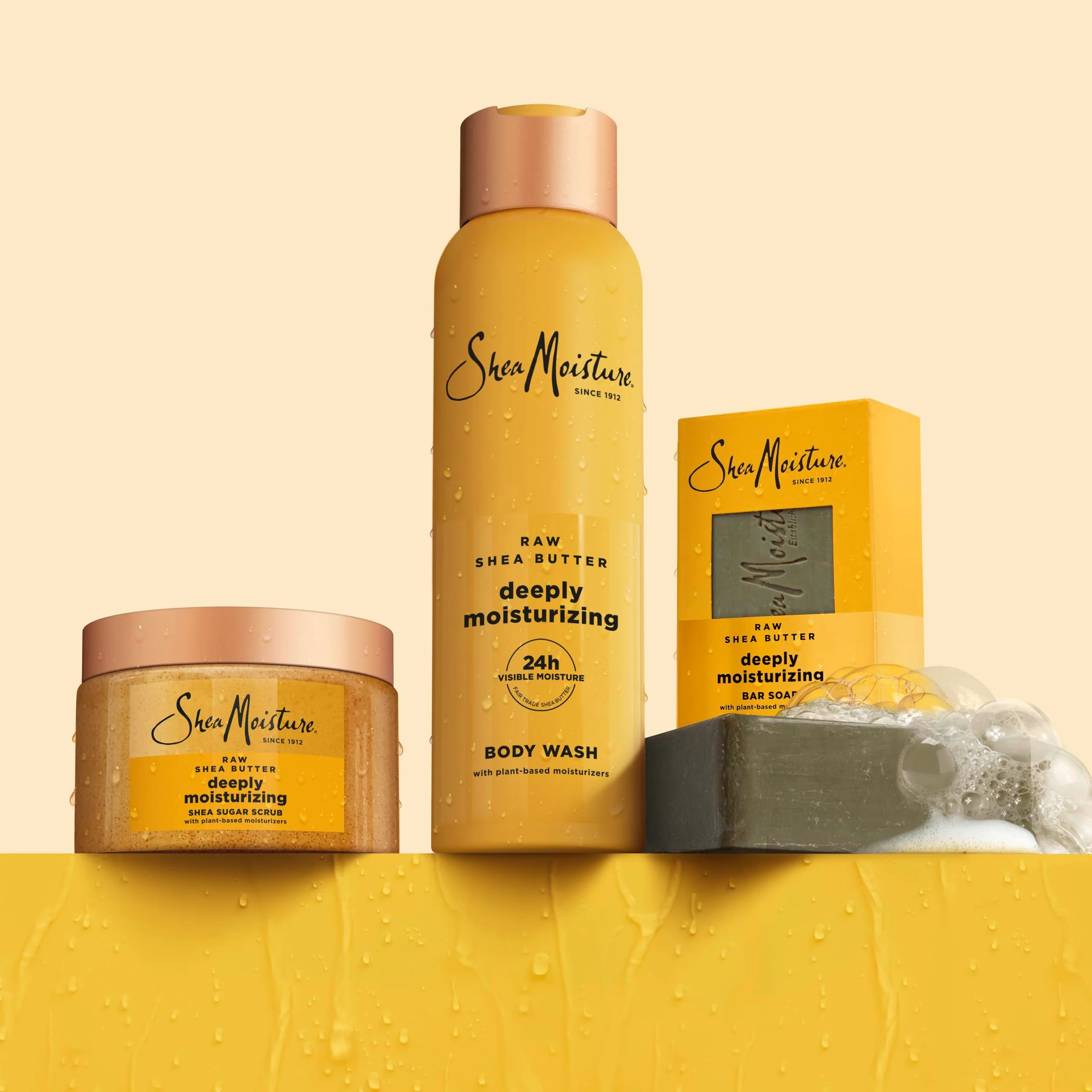 SheaMoisture Shea Sugar Body Scrub For Moisturize And Restore Dry Skin Raw Shea Butter Deeply Moisturizing Body Scrub With 24h Shea Moisture Nutrients 12 oz - Image 5