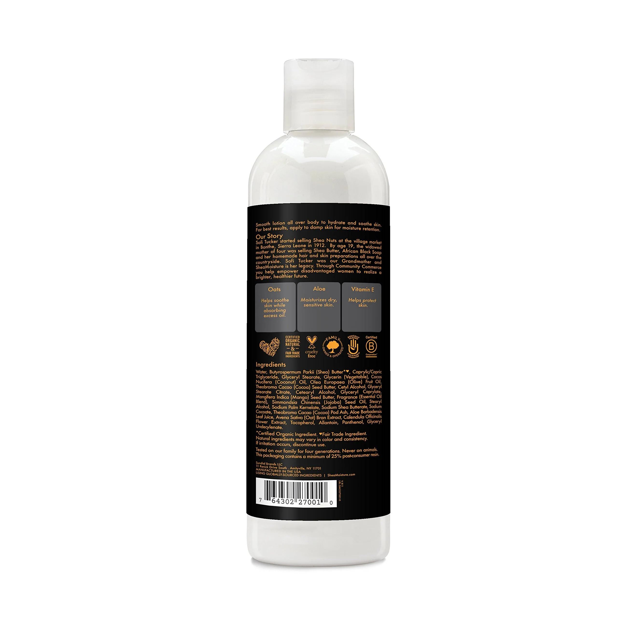 Sheamoisture Soothing Body Lotion for Troubled Skin African Black Soap Lotion with Shea Butter 13 oz - Image 5