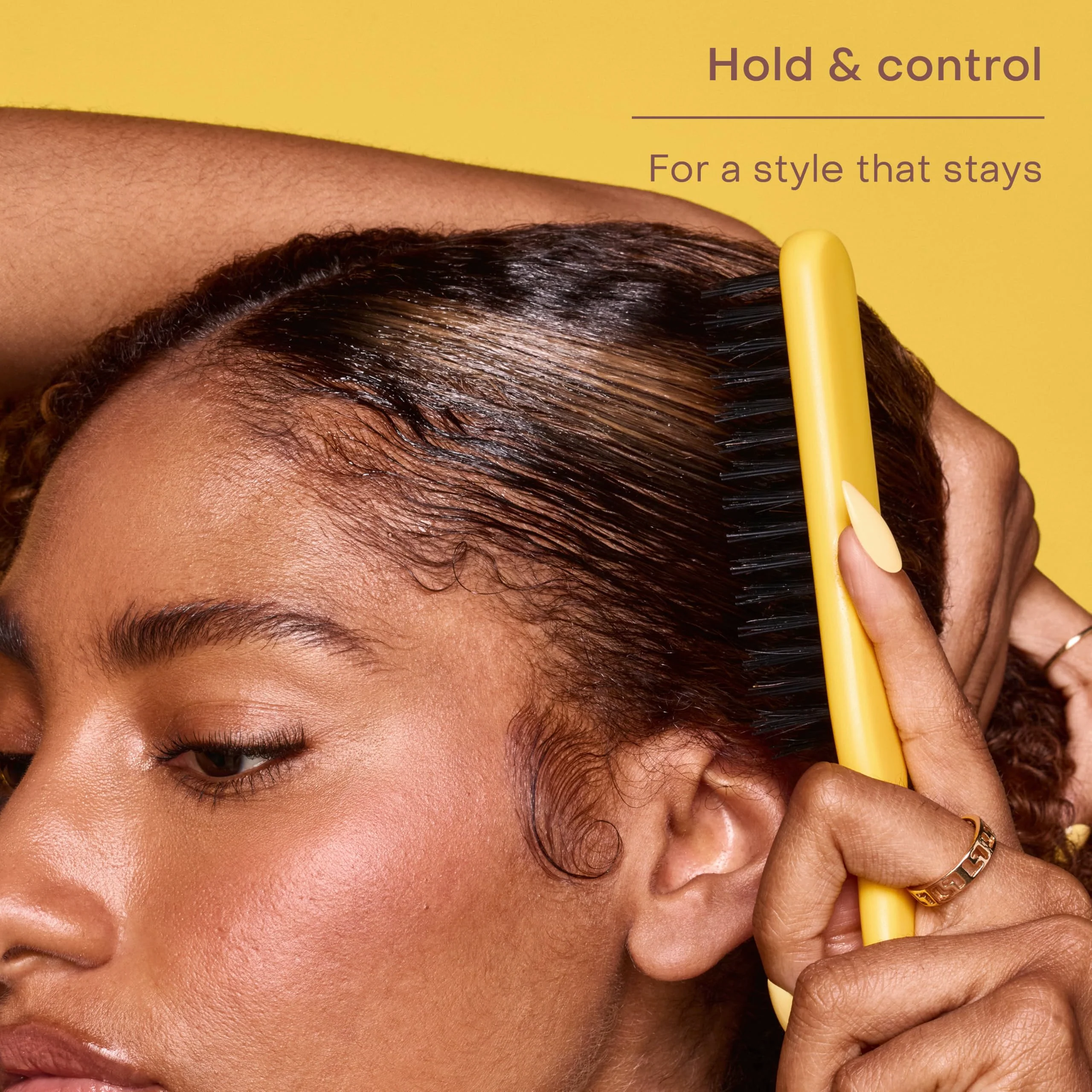SheaMoisture Strong Hold Styling Gel+Flaxseed Jamaican Black Castor Oil Gives Controlled Style,AllDay Hold,Infused With Castor Seed Oil,SheaButter & Indulgent Scent ParabenFree AntiFrizz Hair Gel 15oz - Image 2
