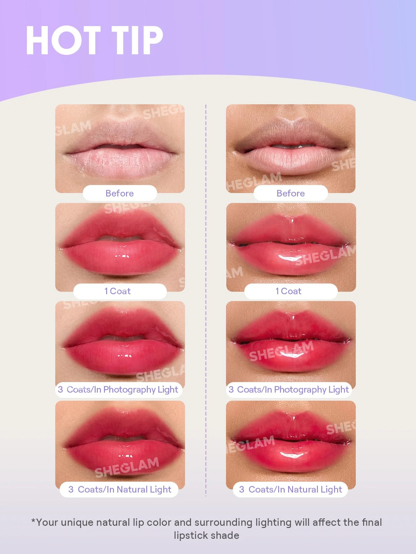 SHEGLAM Booster Shine Plumping Lip Gloss-Sepia Kiss - Image 2