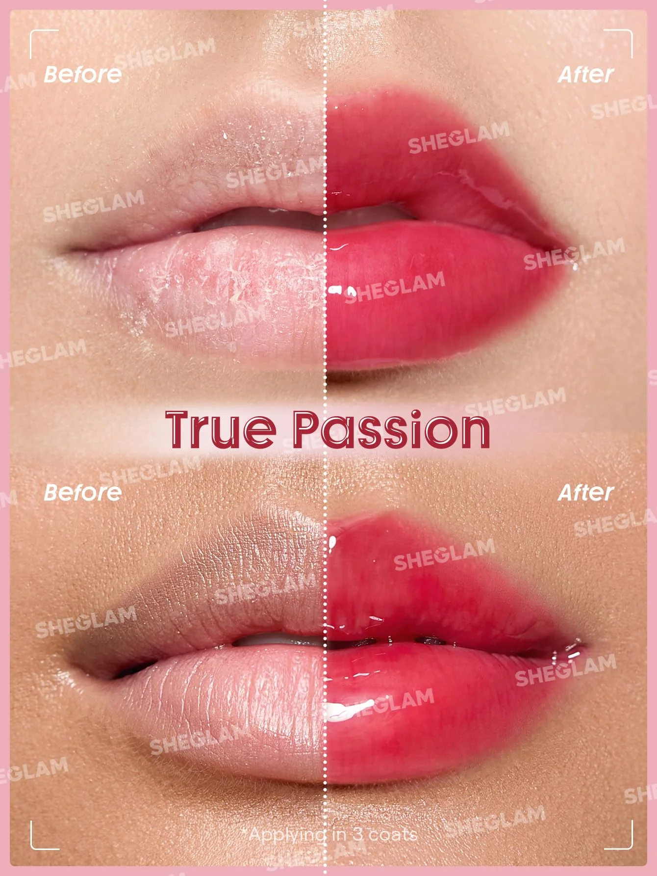 SHEGLAM Booster Shine Plumping Lip Gloss-True Passion - Image 7