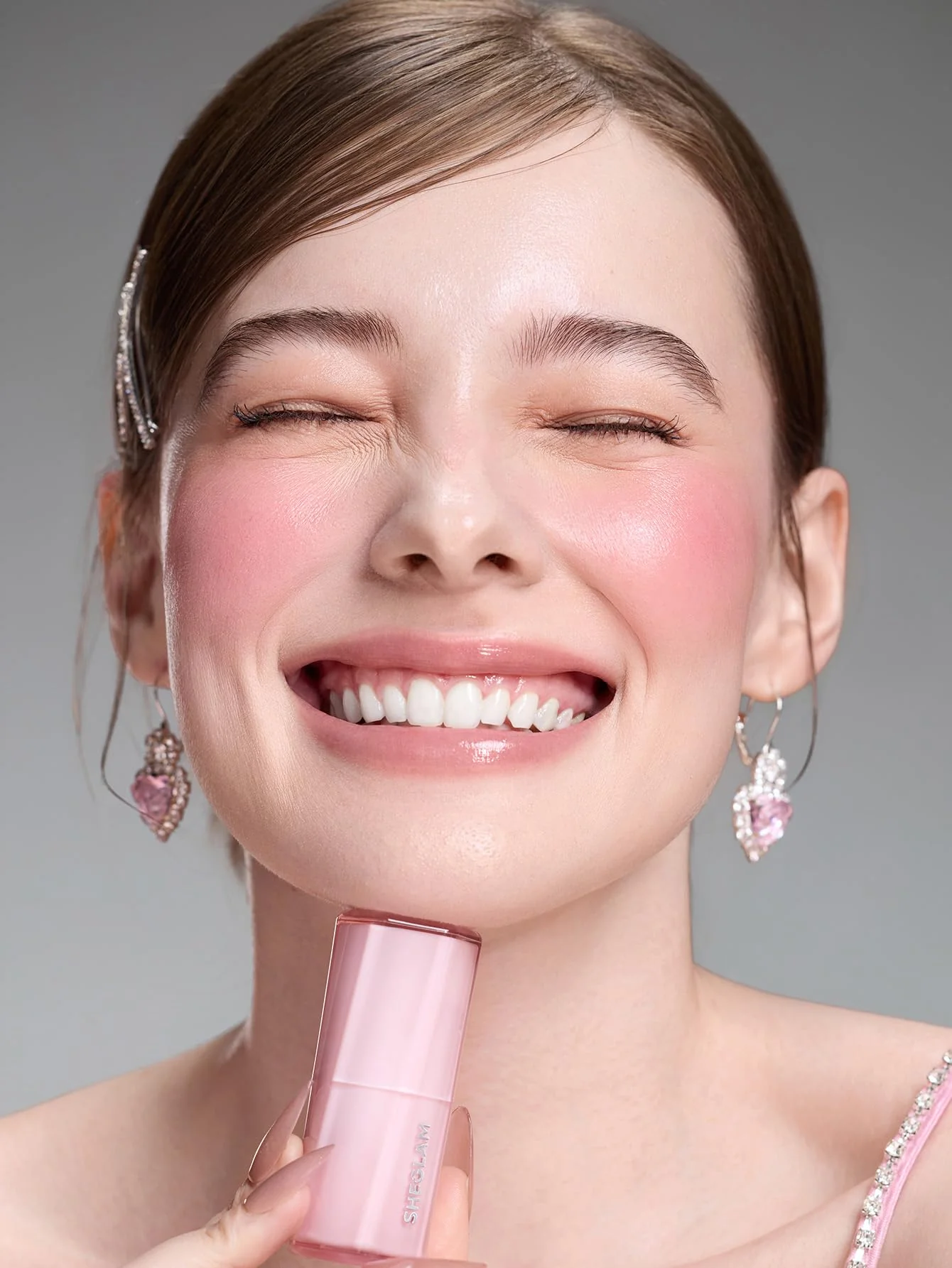 SHEGLAM Buttery Bliss Blush Stick Cream Milk Makeup Blush-Rose Ritual - Image 3