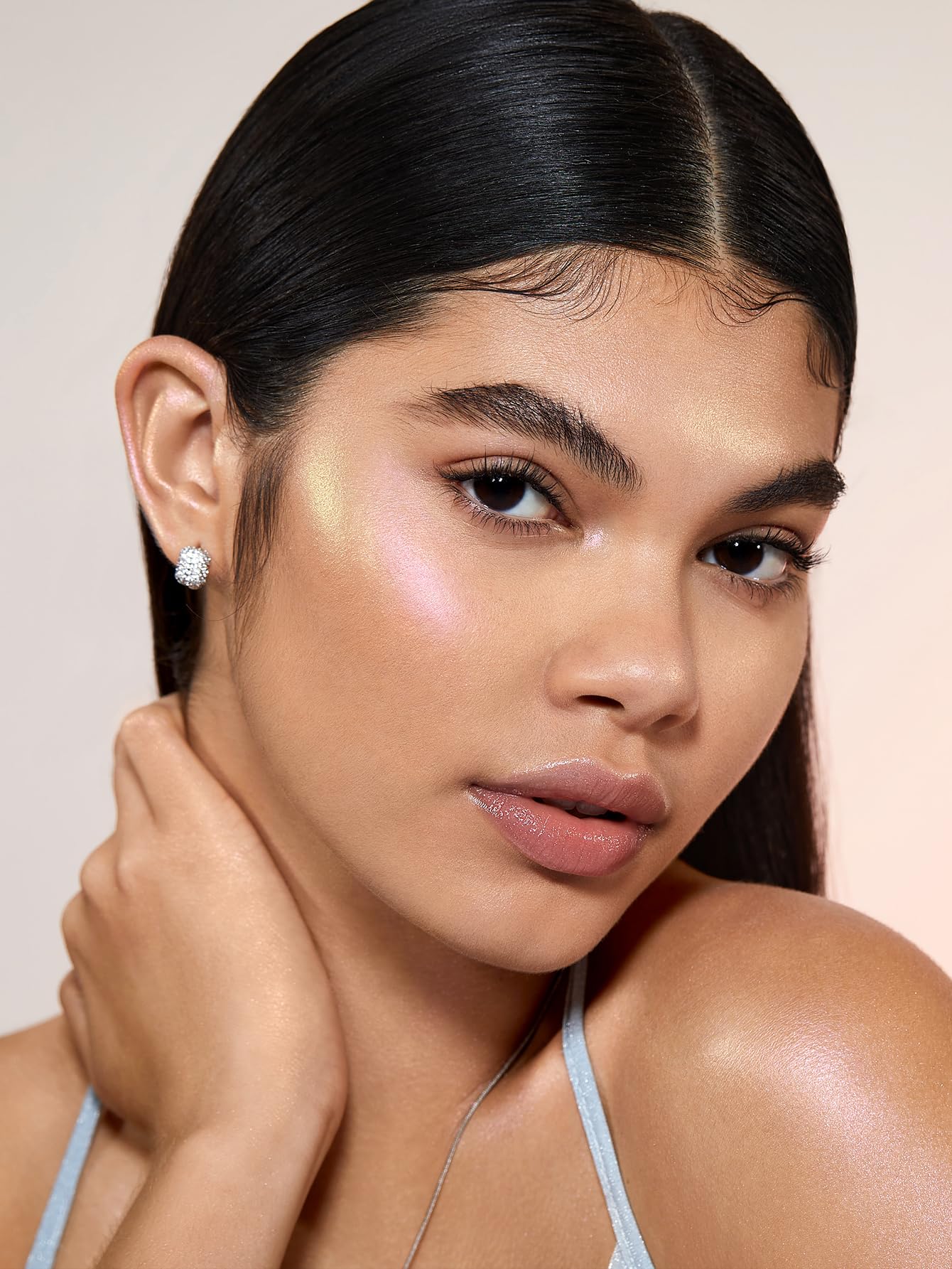 SHEGLAM Chroma-Glow Bloom Liquid Highlighter Color Changing Gel Cream Multichrome Highlighter High-Shine Finish Long Wear Brightening Non-Caking-Stardust - Image 2