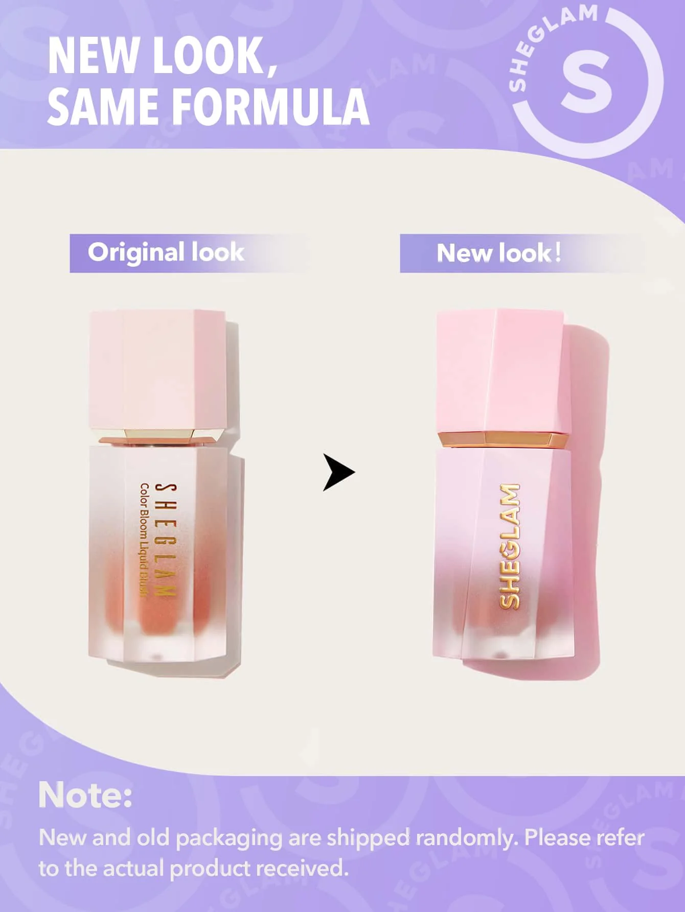 SHEGLAM Color Bloom Dayglow Liquid Blush Makeup for Cheeks Shimmer Finish - Devoted - Image 3
