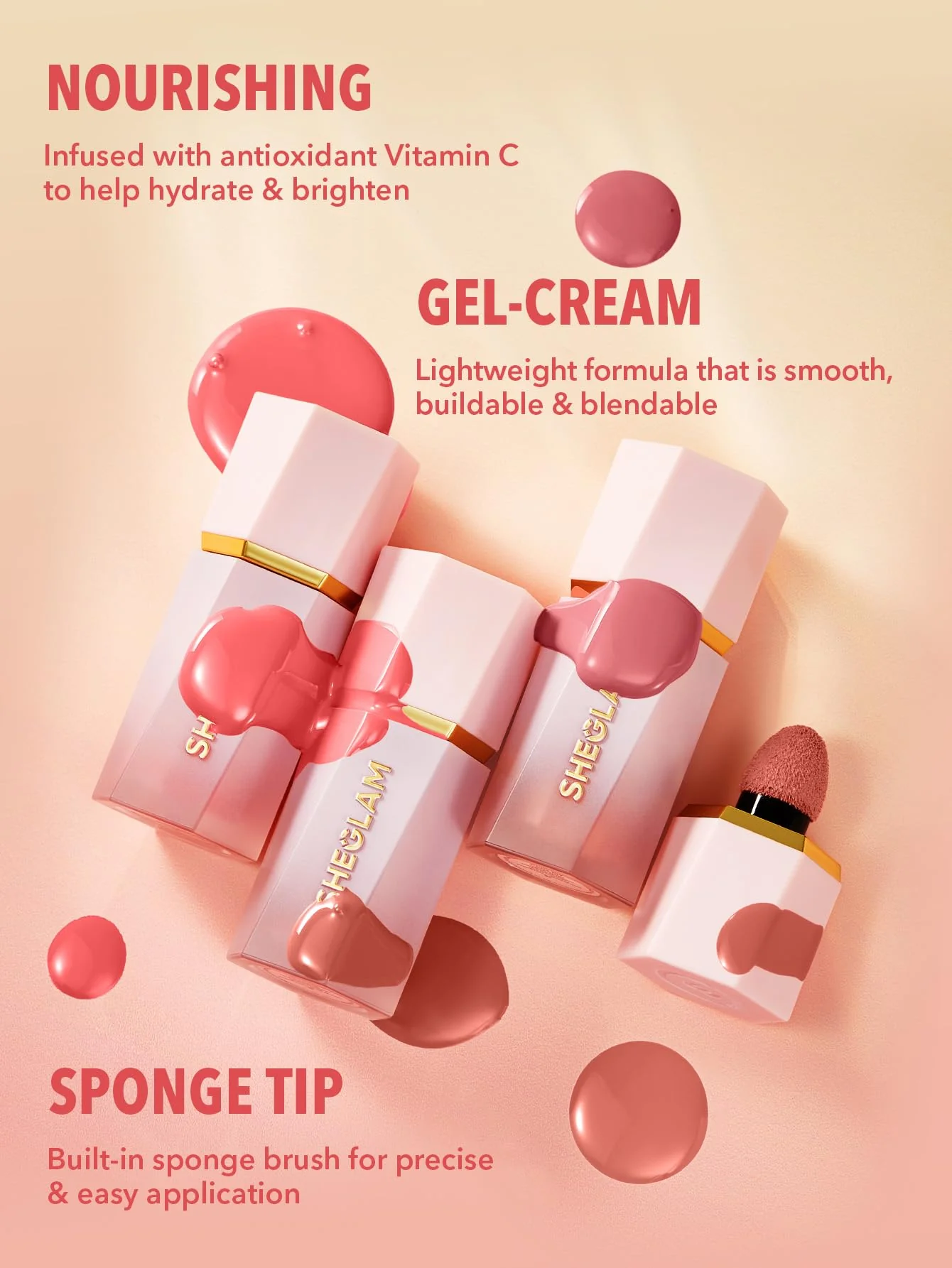 SHEGLAM Color Bloom Liquid Blush Makeup for Cheeks Matte Finish-Cutie Pie - Image 7