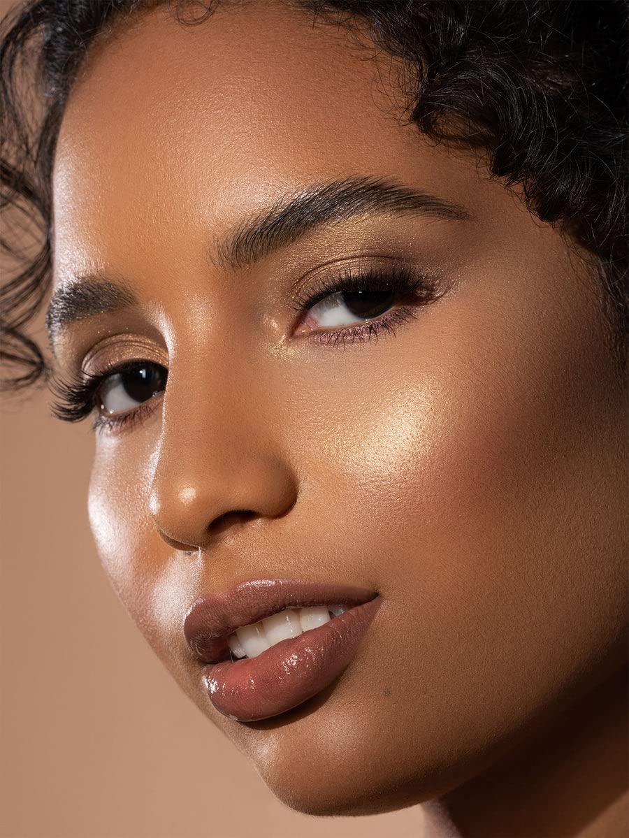 SHEGLAM Glow Bloom Liquid Waterproof Highlighter Long Lasting Cream Highlighter with Shimmer Dewy Finish - Tea Cake - Image 7