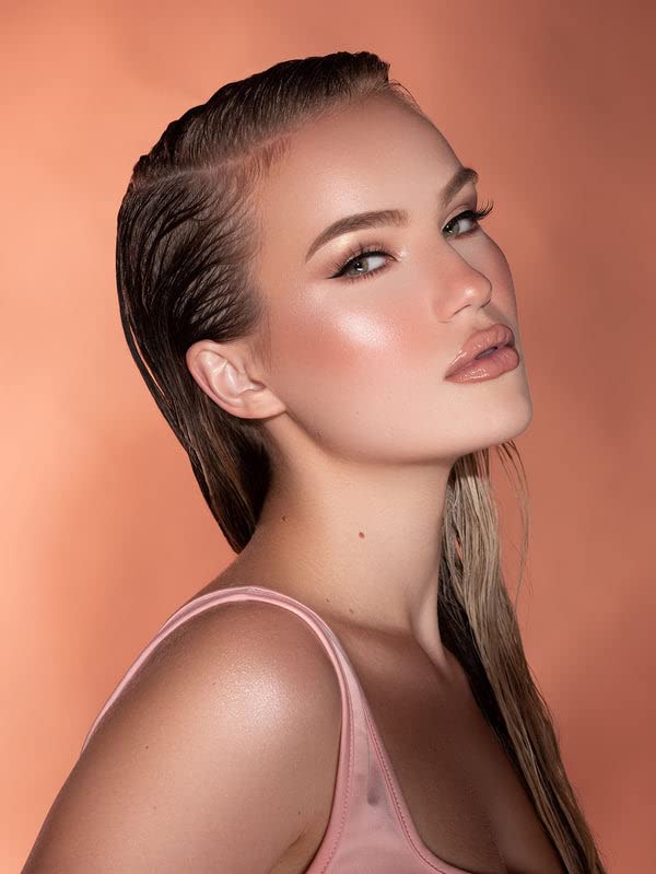 SHEGLAM Glow Bloom Liquid Waterproof Highlighter Long Lasting Cream Highlighter with Shimmer Dewy Finish - Vanilla Frost - Image 6